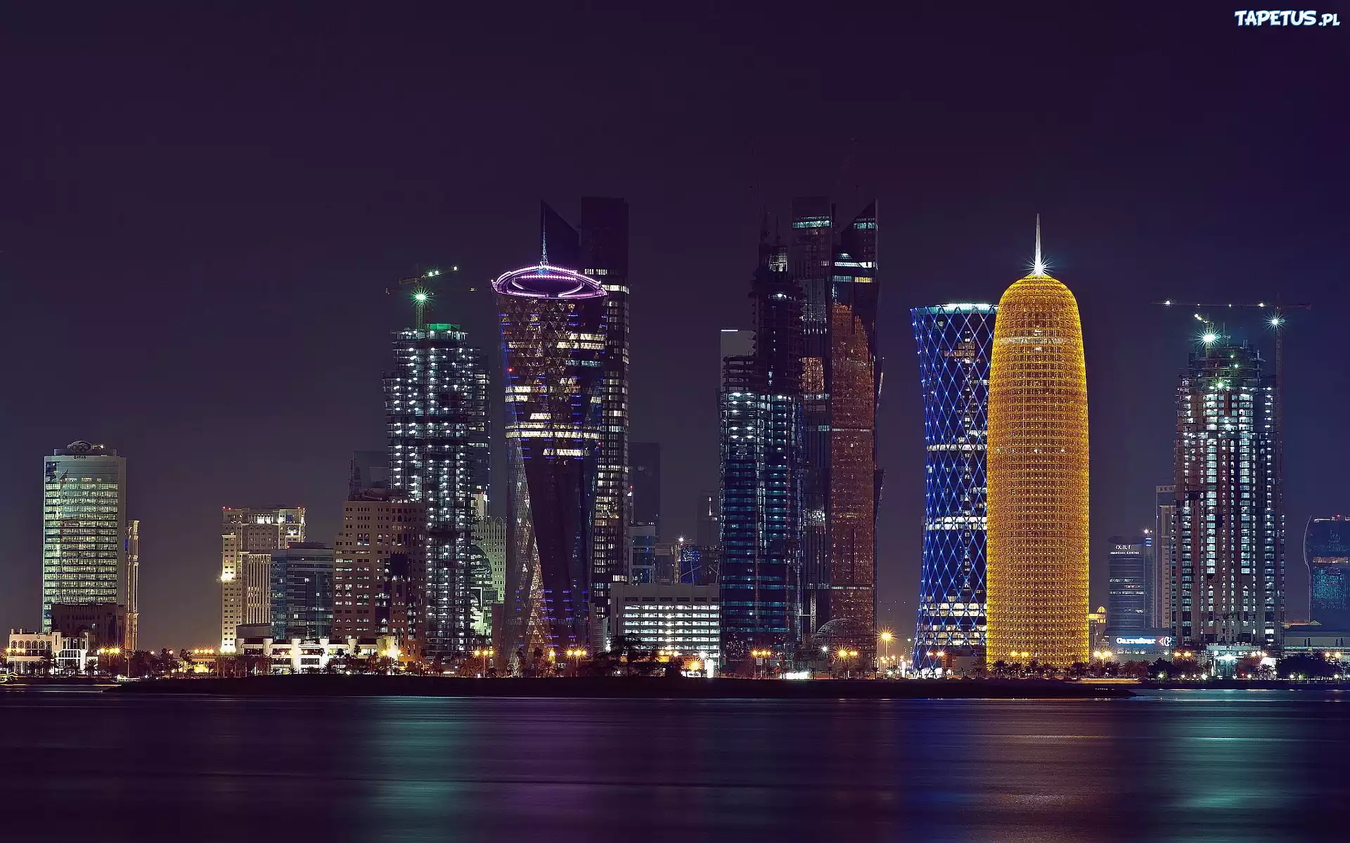Miasto, Doha, Katar, Noc