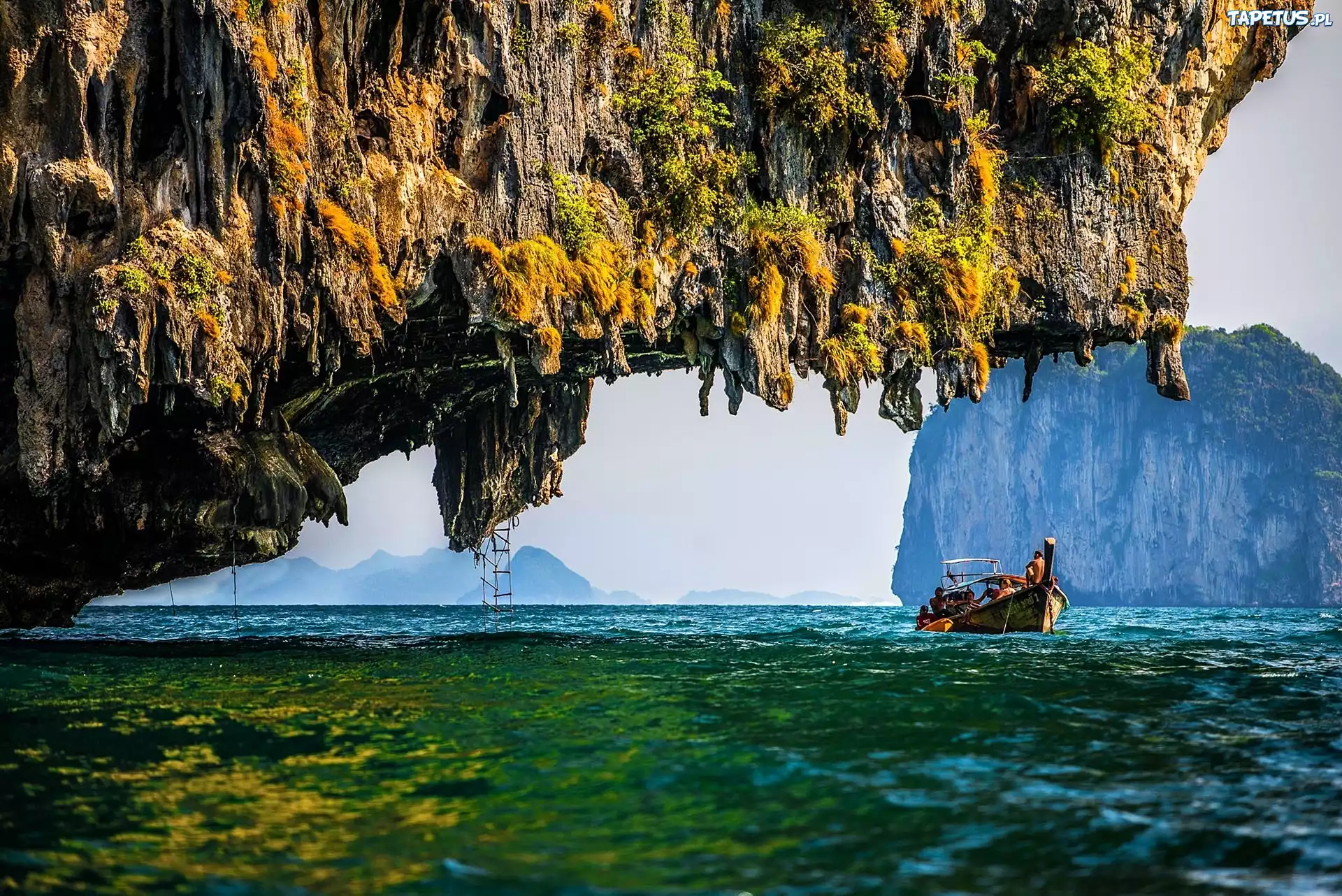 природа море скалы лодка nature sea rock boat без смс