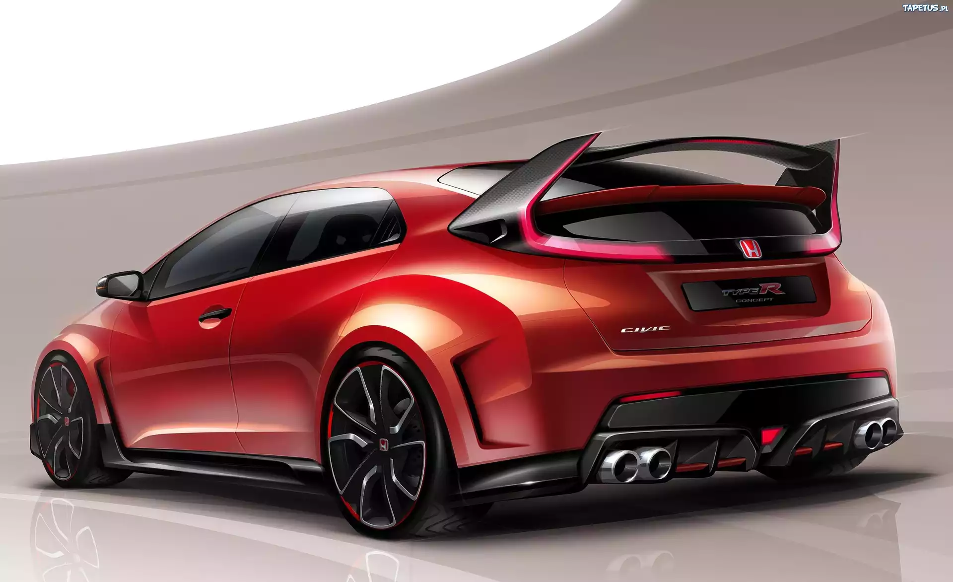 Honda, Civic, Type R, Tył