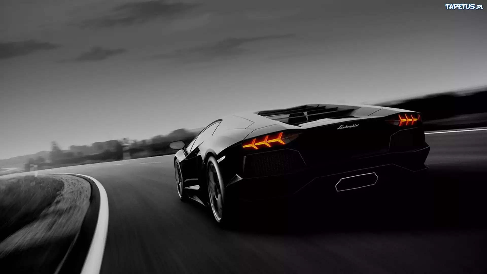 Czarny, Samochód, Lamborghini, Murcielago