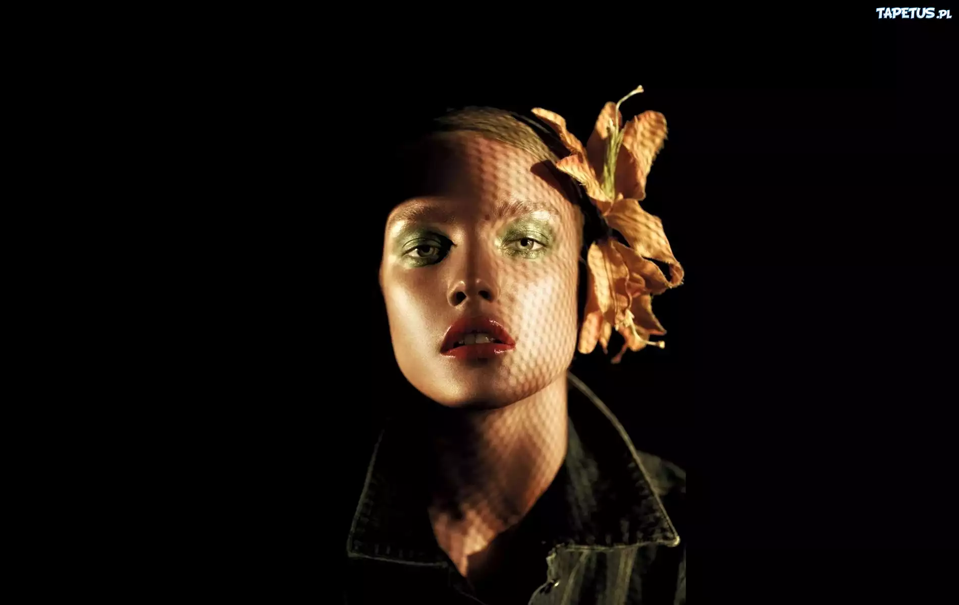 Kobieta, Natalia Vodianova, Modelka, Kwiat