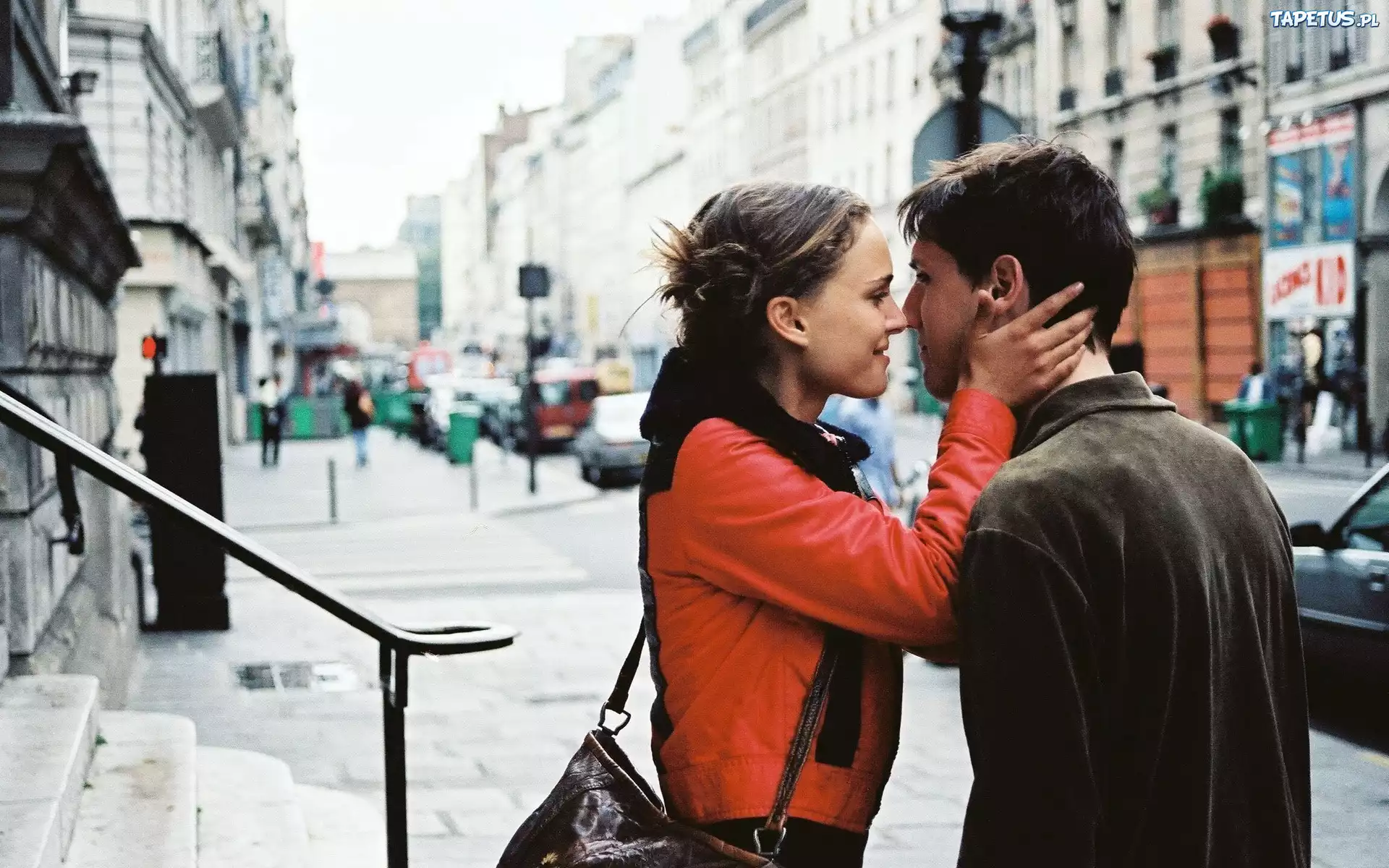 Para, Miłość, Ulica, Śnieg, Natalie Portman