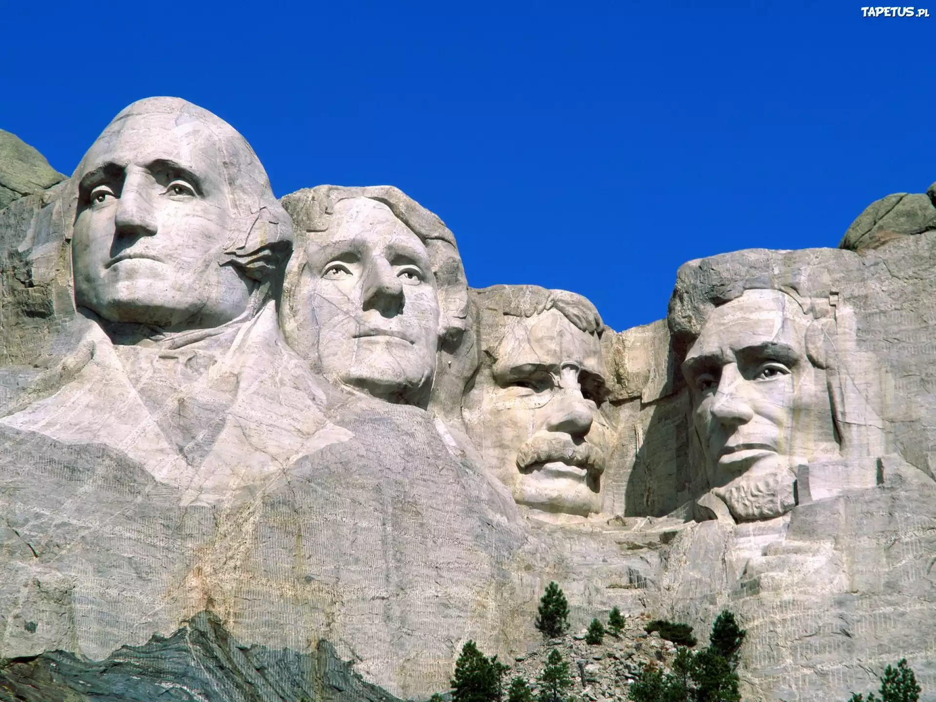Góra, Mount Rushmore, Twarze, Prezydentów, USA