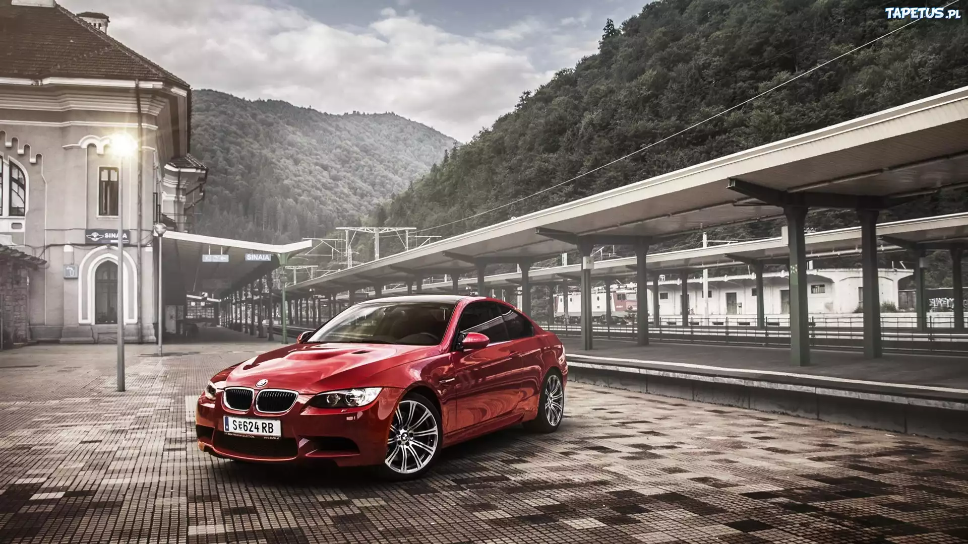 Bmw 3, Coupe, Stacja, Kolejowa, Peron
