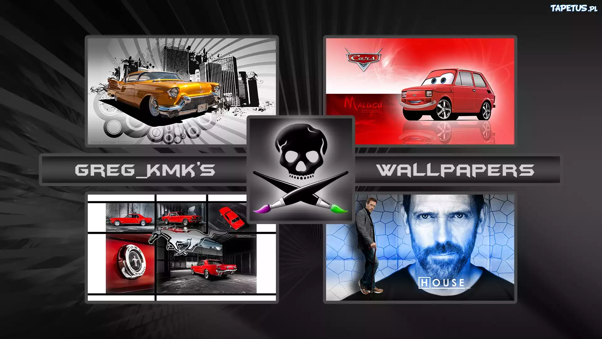 Maluch, Fiat, 126p, Cadillac, Eldorado, Ford, Mustang, Dr House