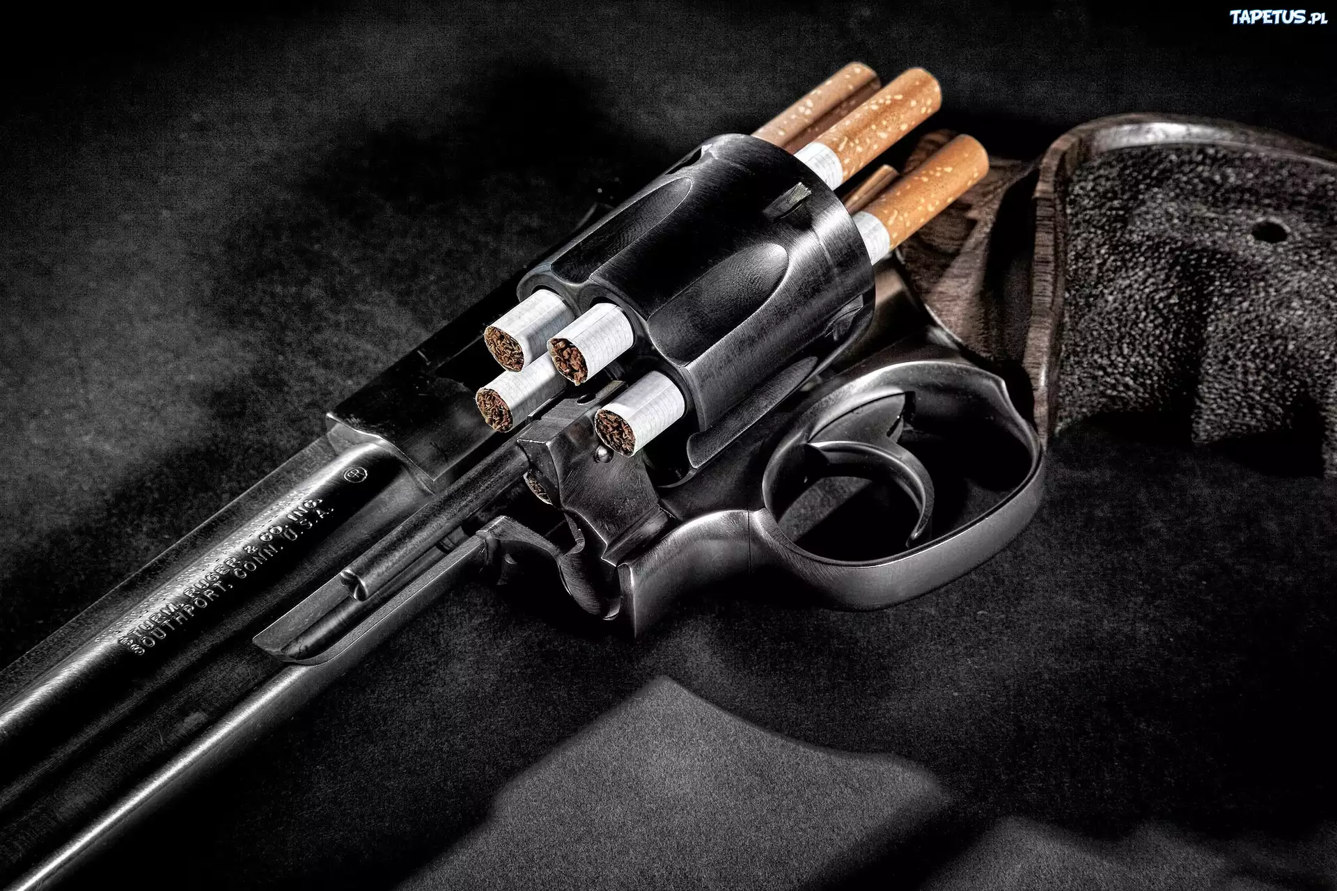 Pistolet, Kolt, Papierosy