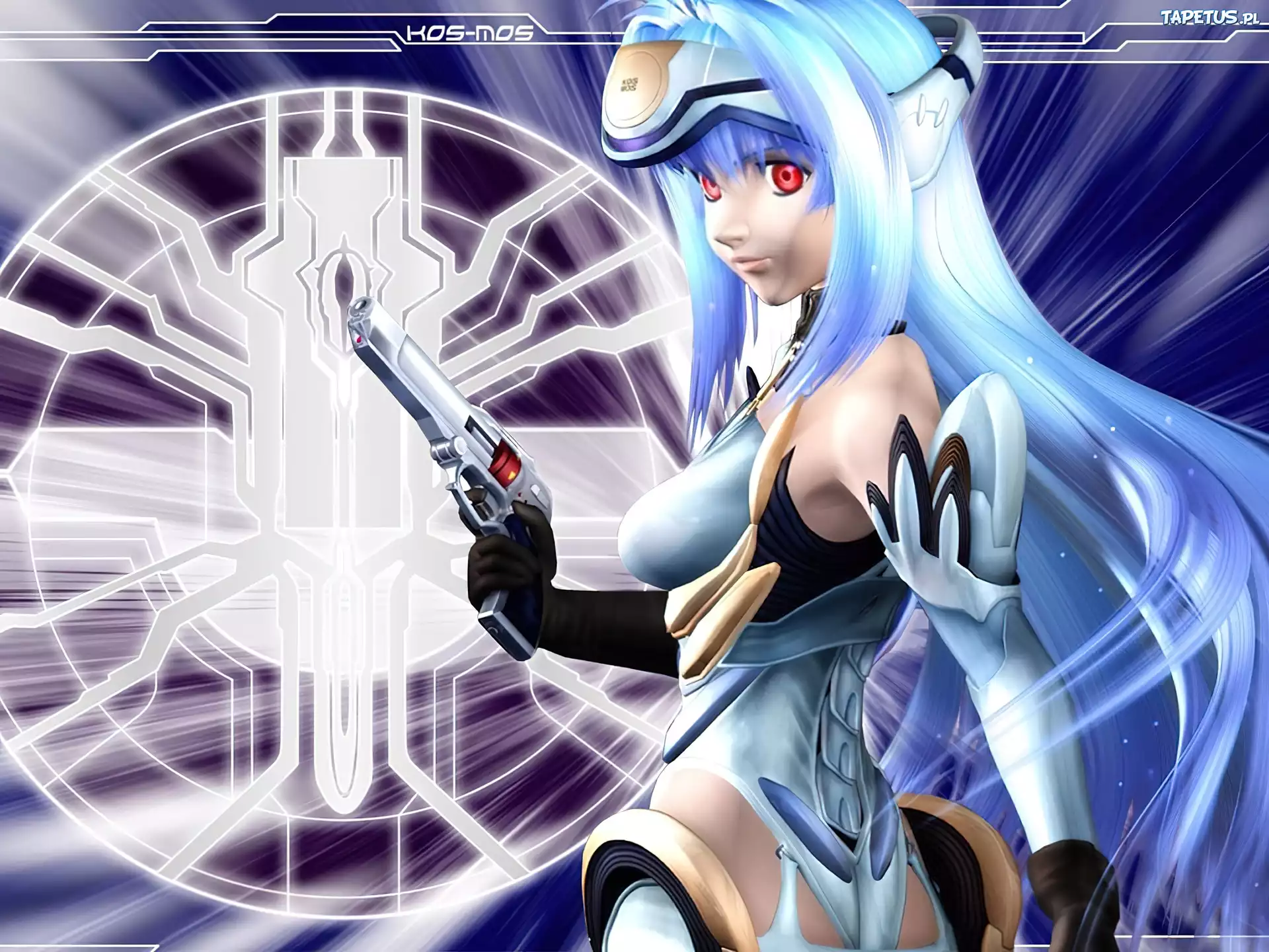 Xenosaga, kobieta, kostium, broń