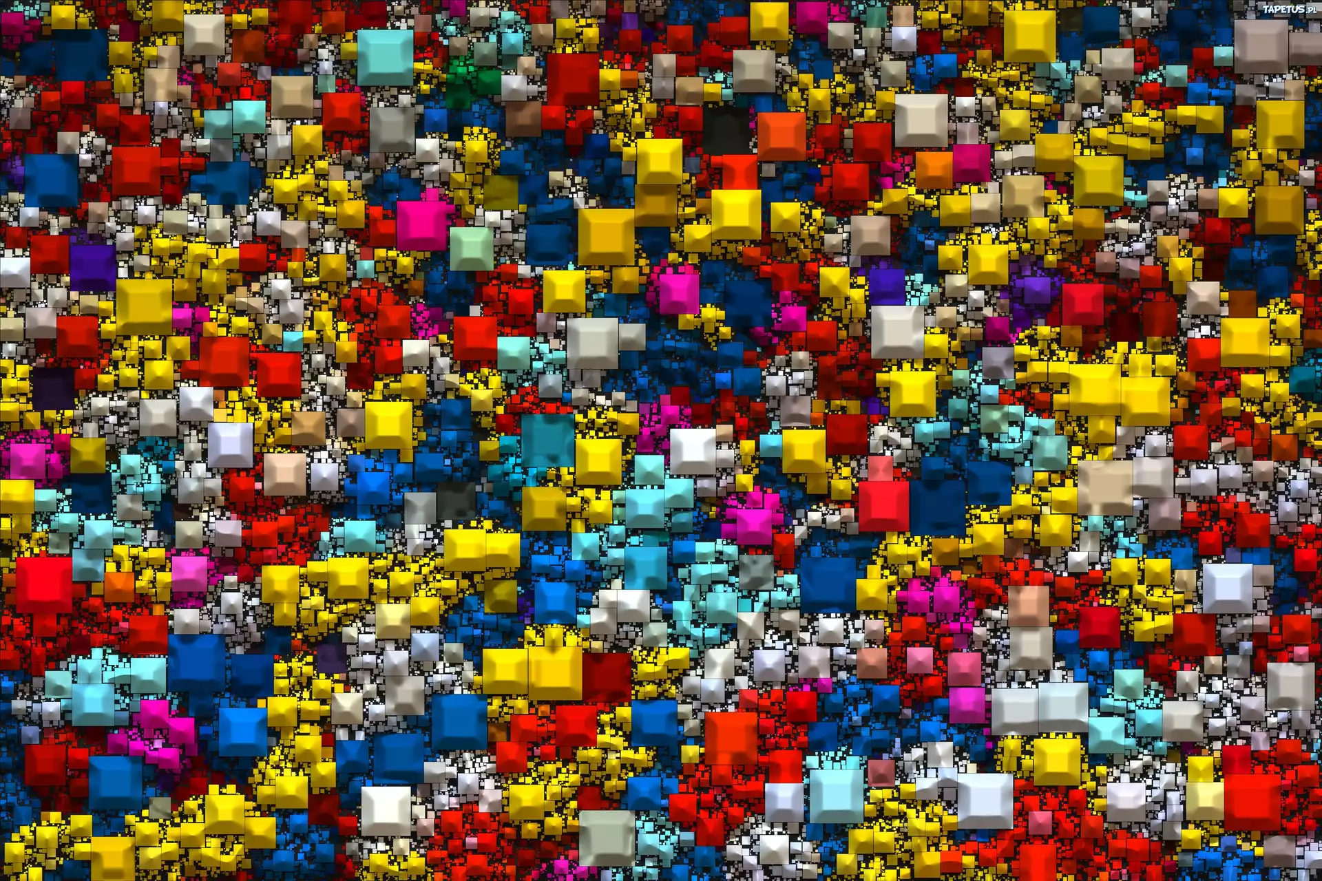 Paleta, Wielobarwna, 3D