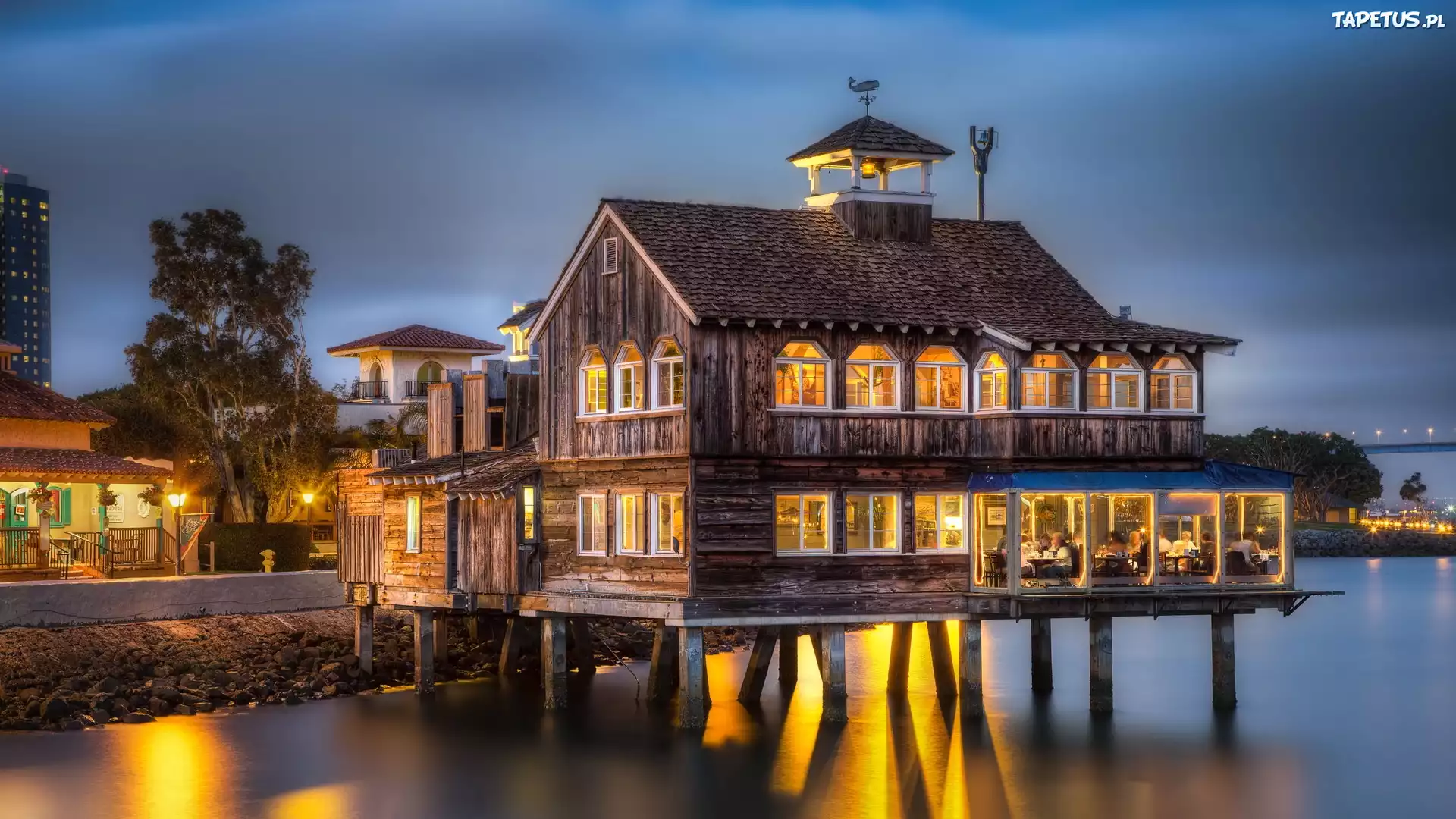 Restauracja, Na, Palach, San Diego