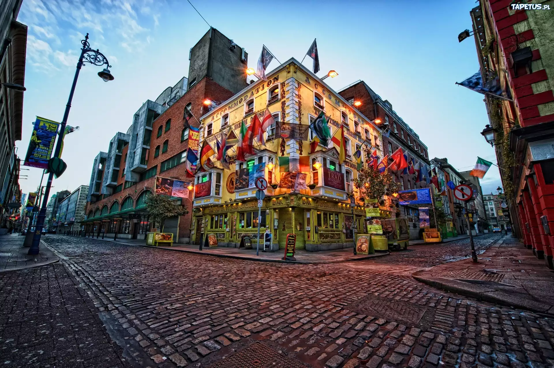 Irlandia, Dublin, Ulica, Budynki