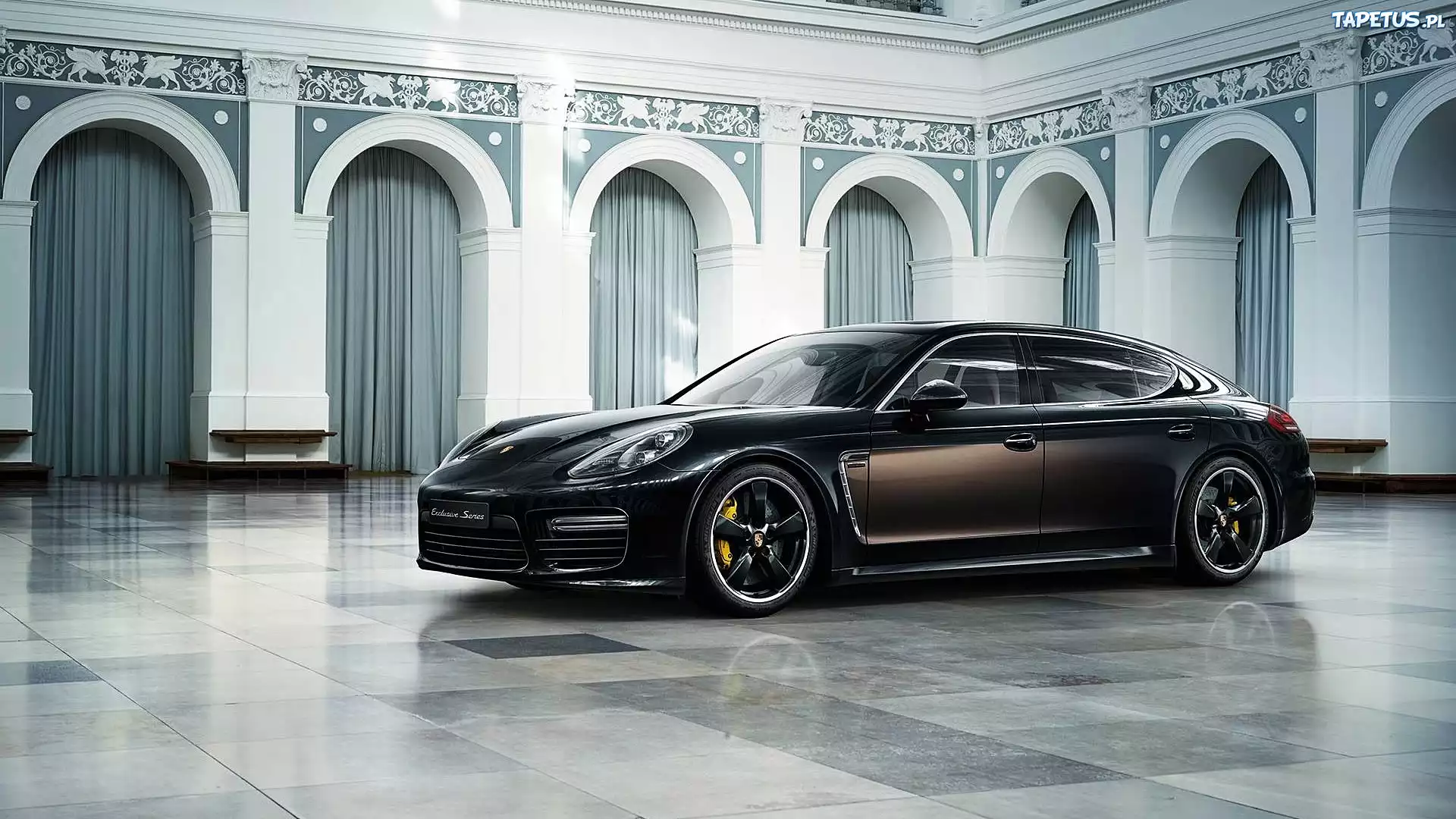 Wnętrze, Samochód, Porsche Panamera