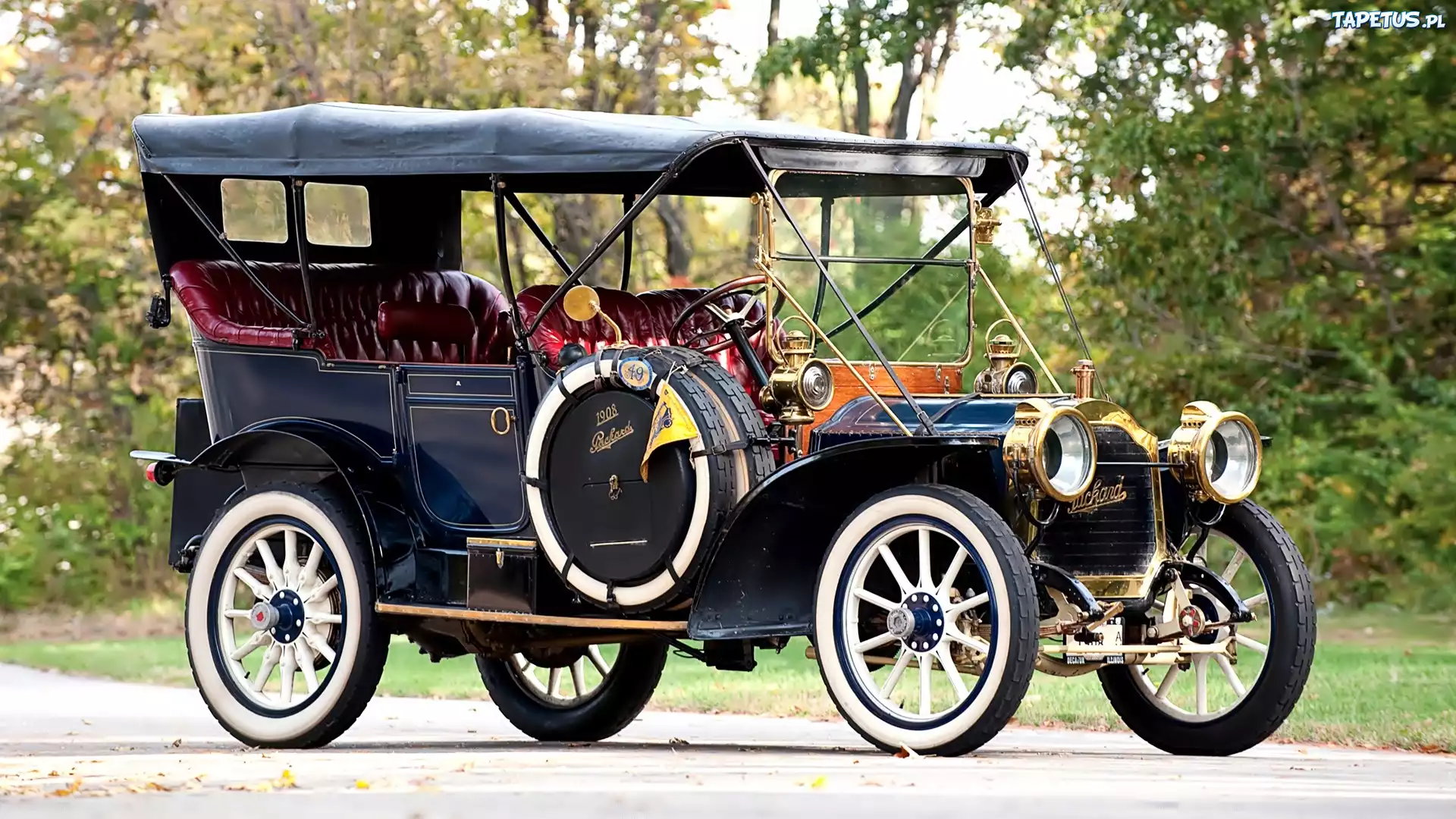 Samochód, zabytkowy, Packard, 1908