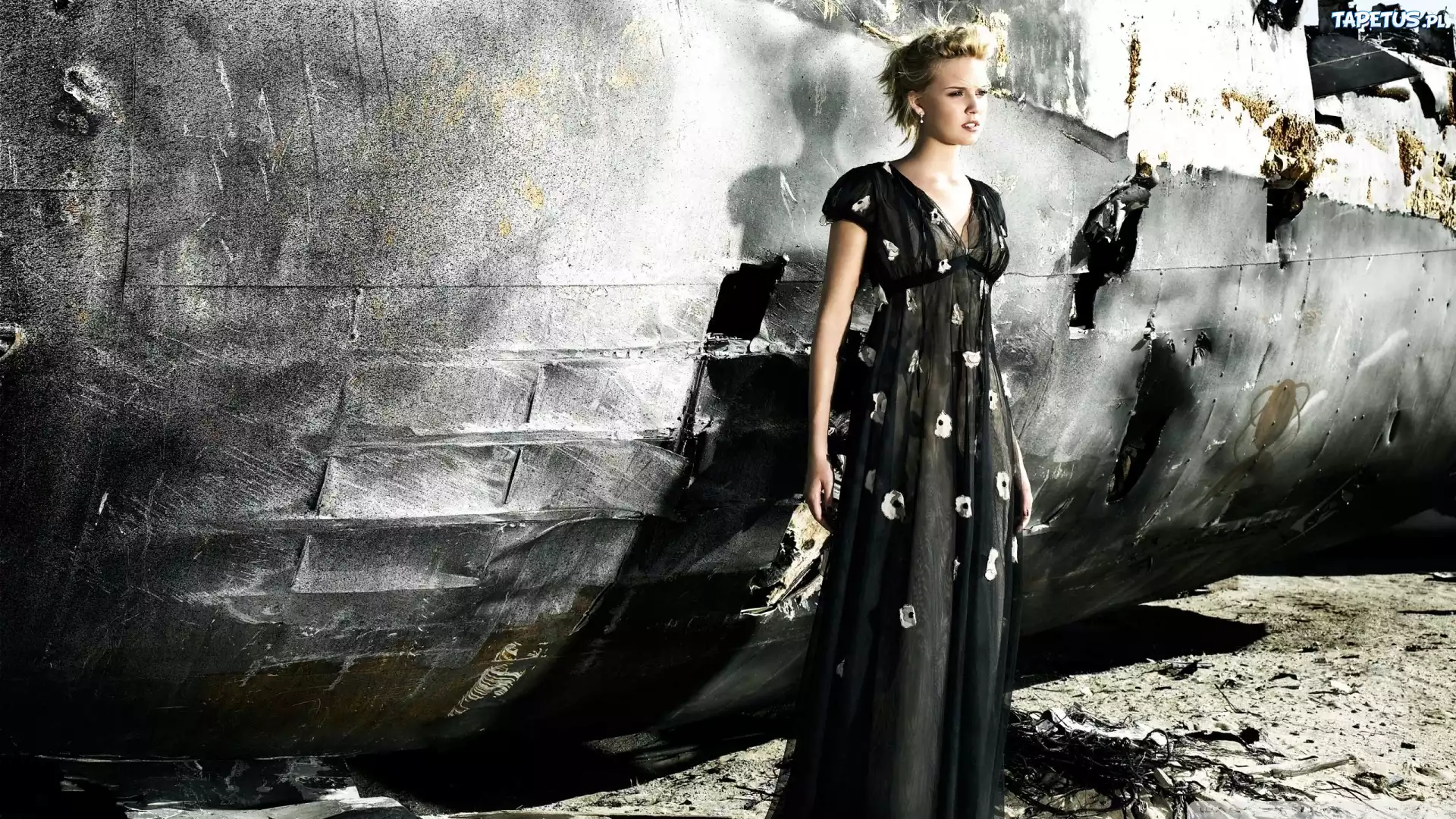 Kobieta, Maggie Grace, Aktorka, Blondynka, Sukienka
