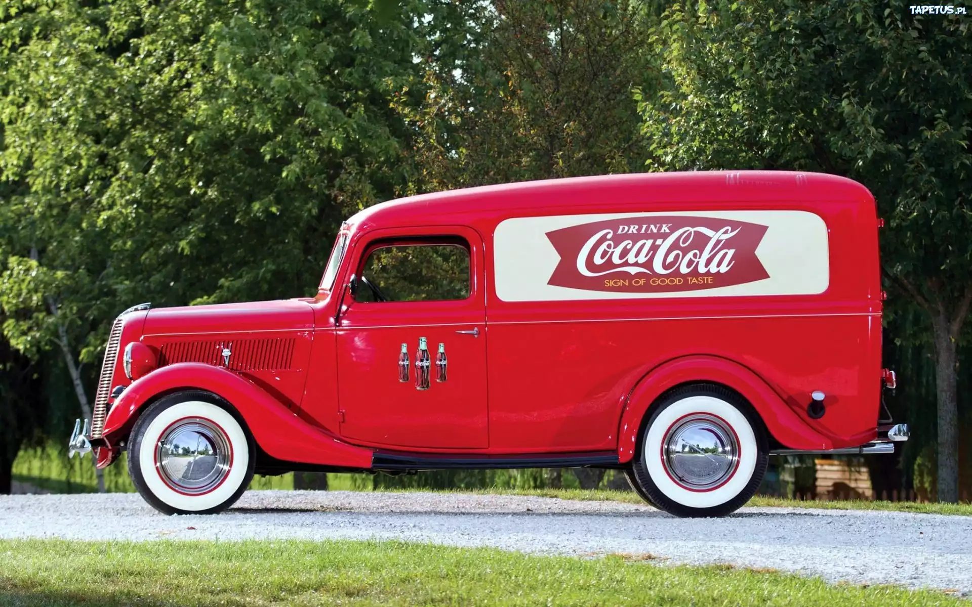 1937, Ford, Panel, "Coca Cola", Van