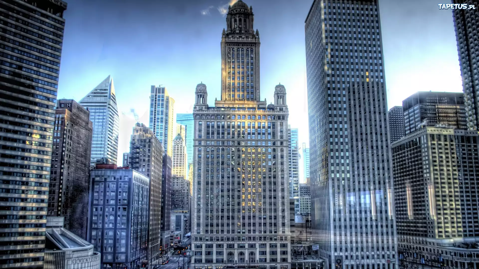 Miasto, Chicago, Drapacze, Chmur