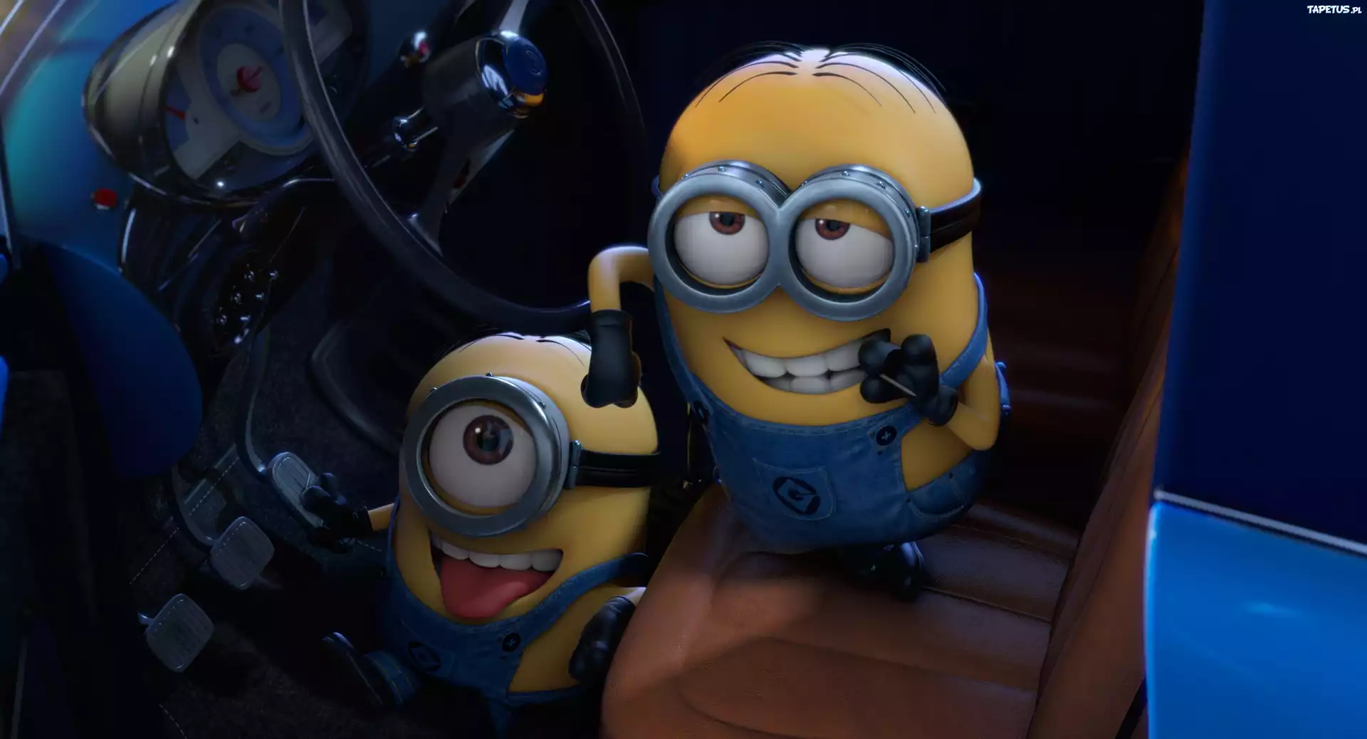 Minionki, Film Animowany, Samochód, Śmieszne, Dla Dzieci