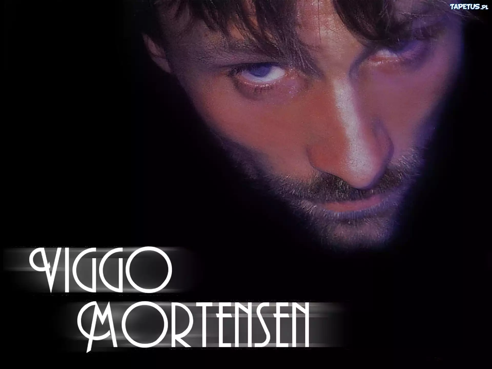 Viggo Mortensen,niebieskie oczy