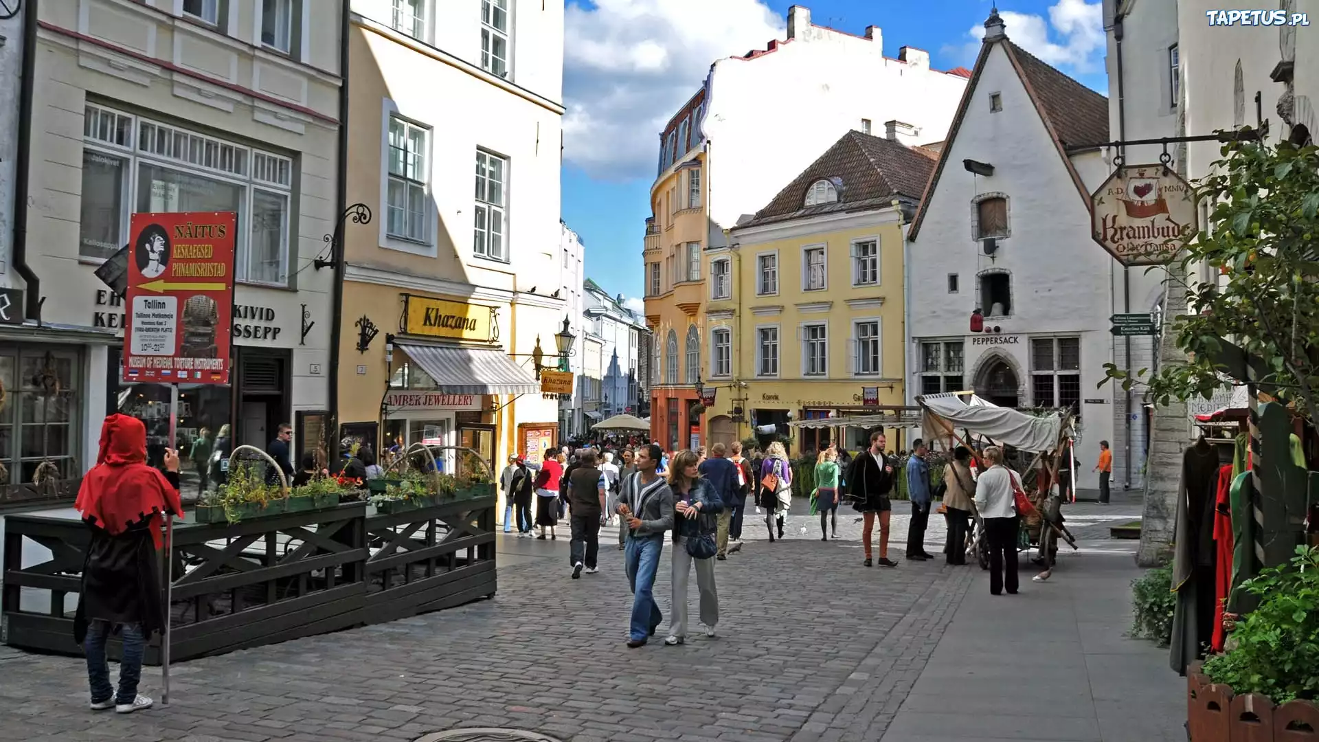 Estonia, Ulica, Domy, Ludzie