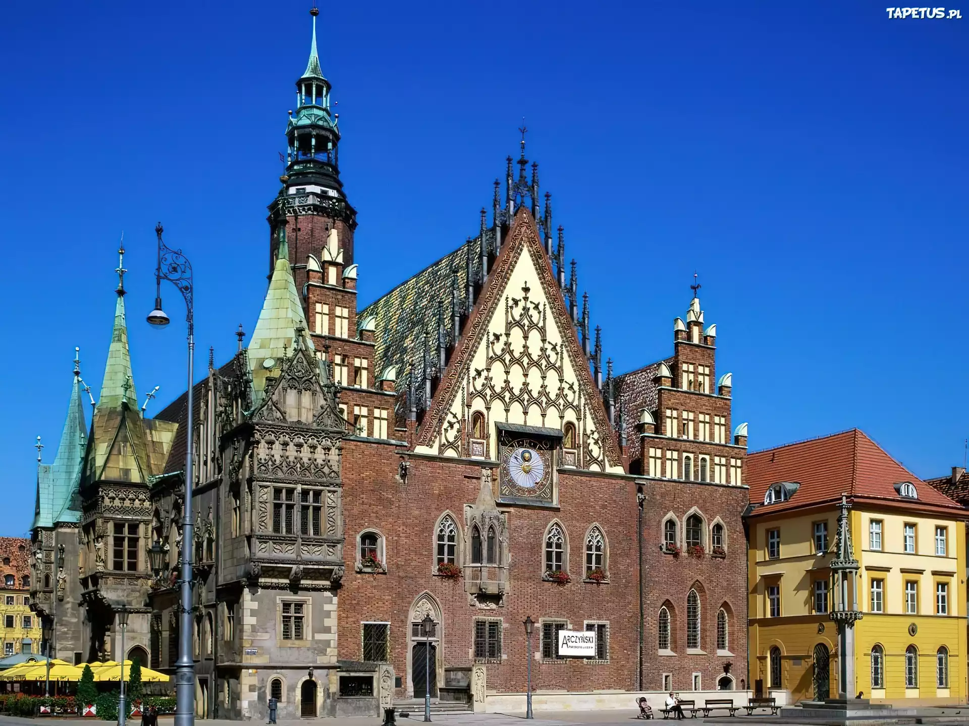 Polska, Wrocław, Rynek, Ratusz
