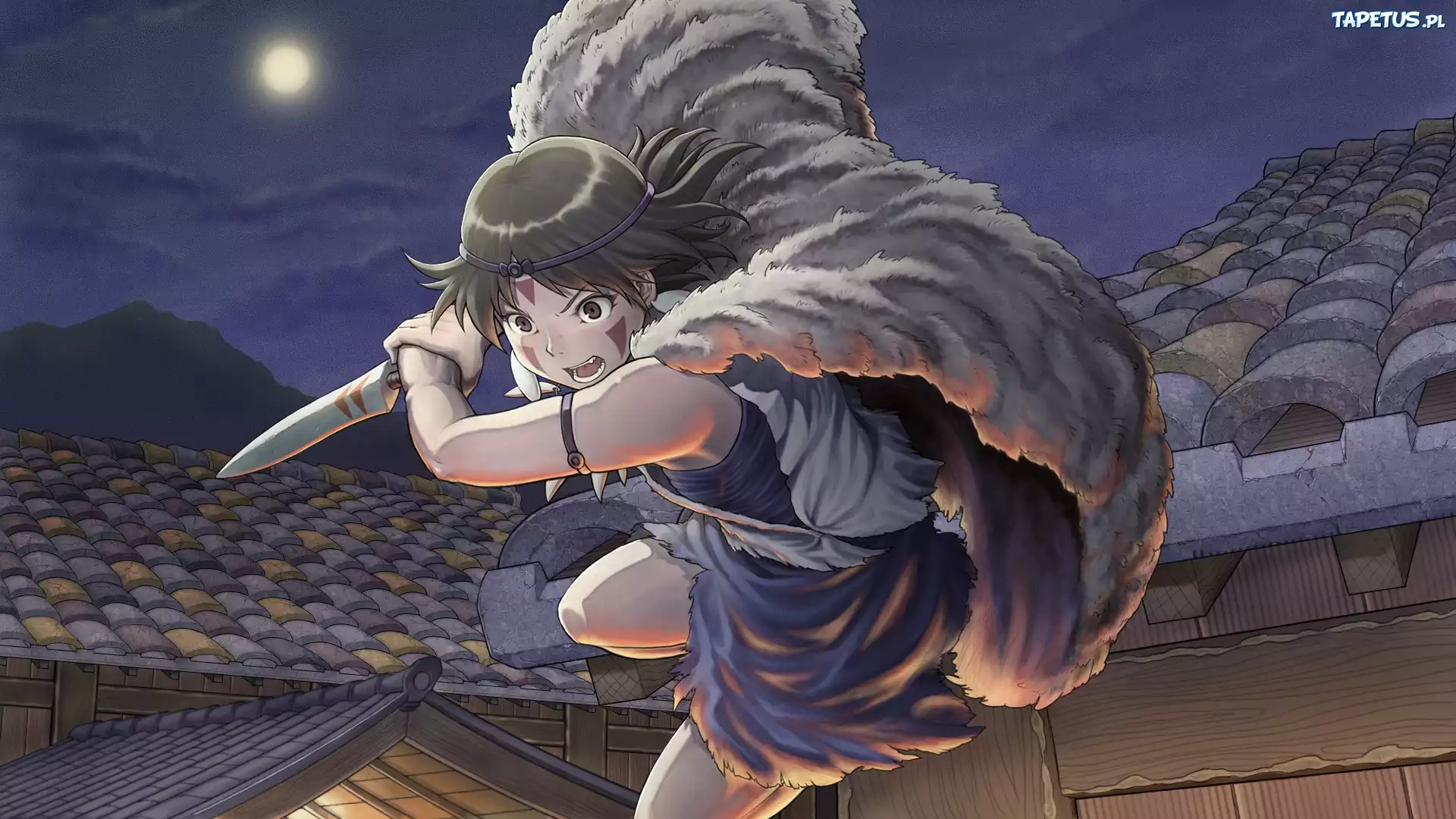 Film Animowany, Księżniczka Mononoke, Manga, Anime, Dziewczyna