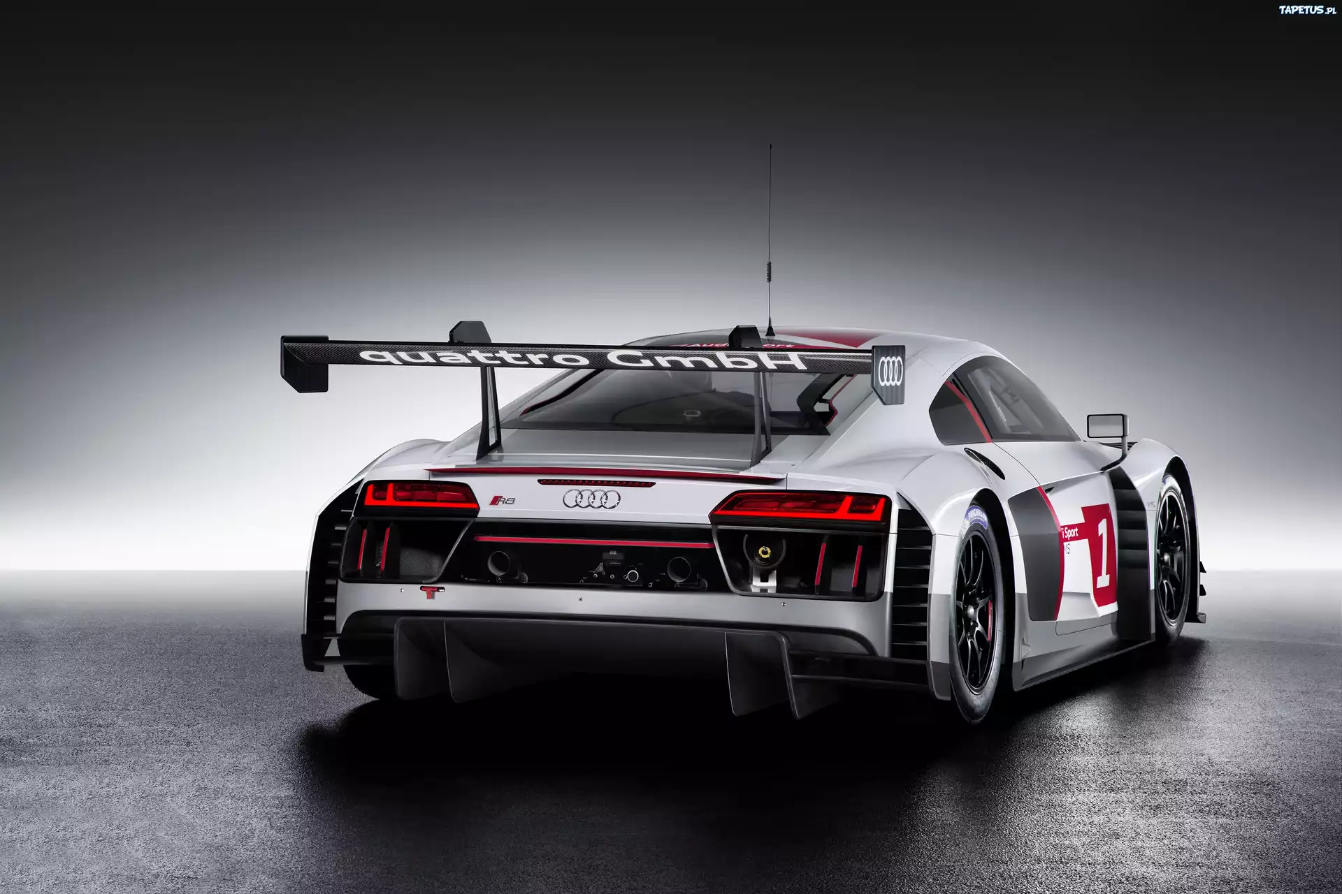 Wyścigowy, Audi, R8, Tył