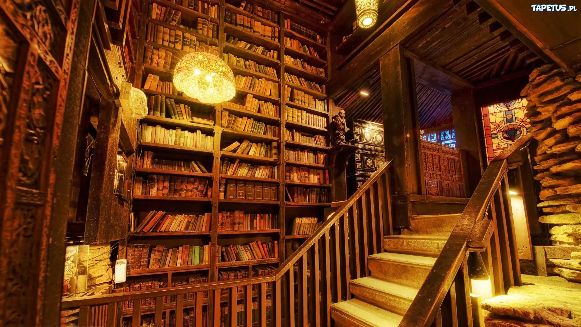 Biblioteka, Schody