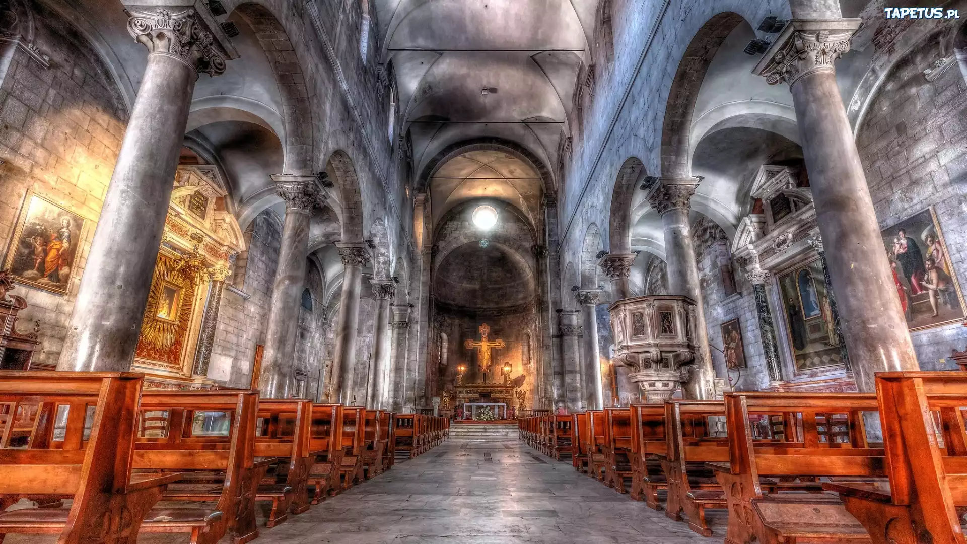 HDR, Wnętrze, Katedra, Kościół