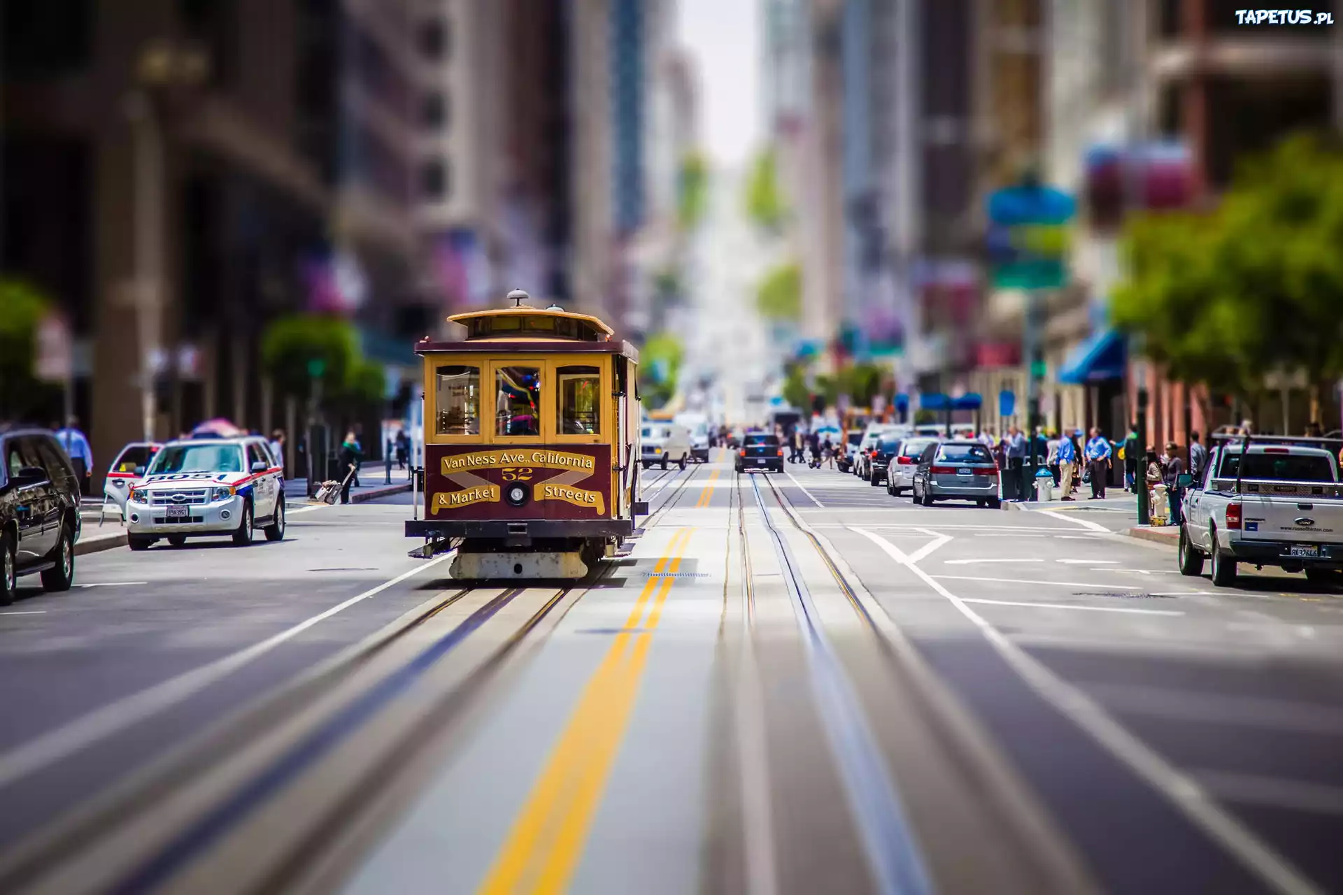 San Francisco, USA, Tramwaj, Ulica