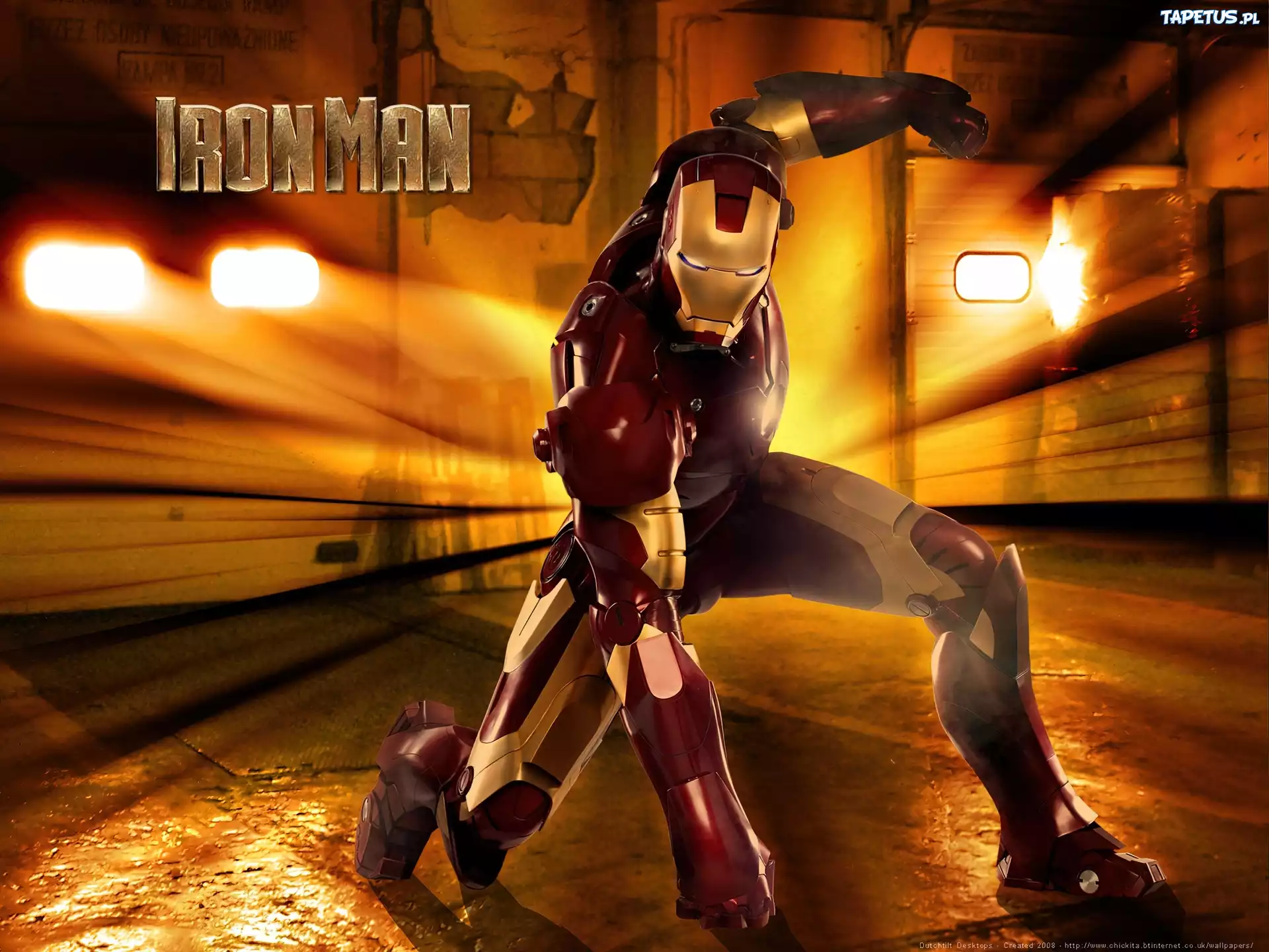 Iron Man, robot, światła