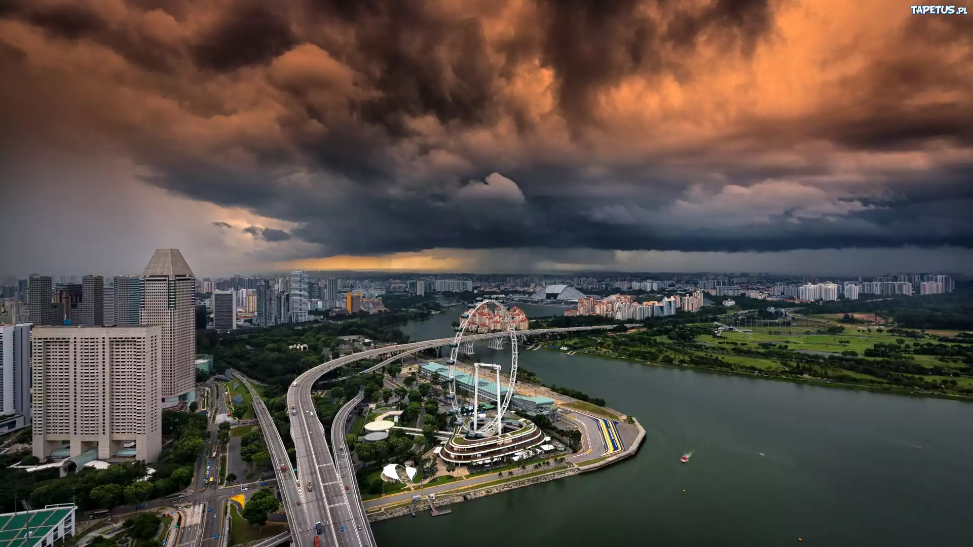 Singapur, Most, Azja, Rzeka