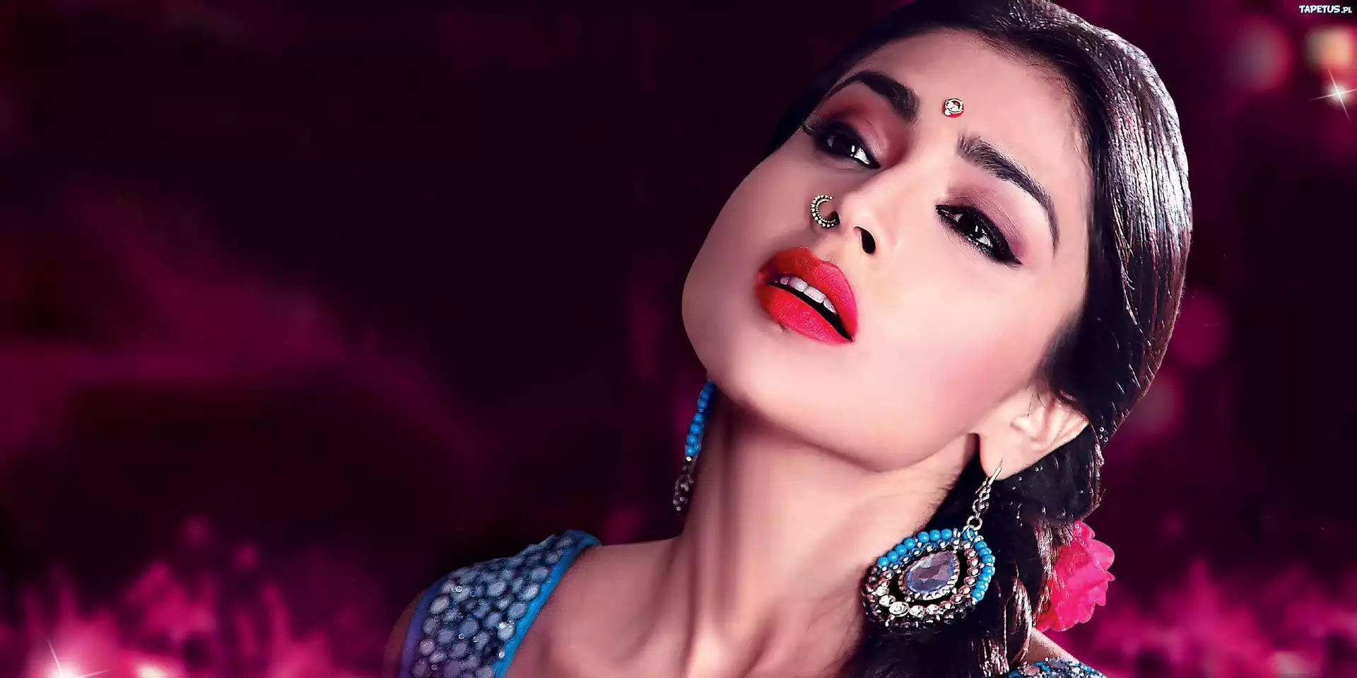 Kobieta, Aktorka, Bollywood, Shriya, Saran, Biżuteria, Makijaż