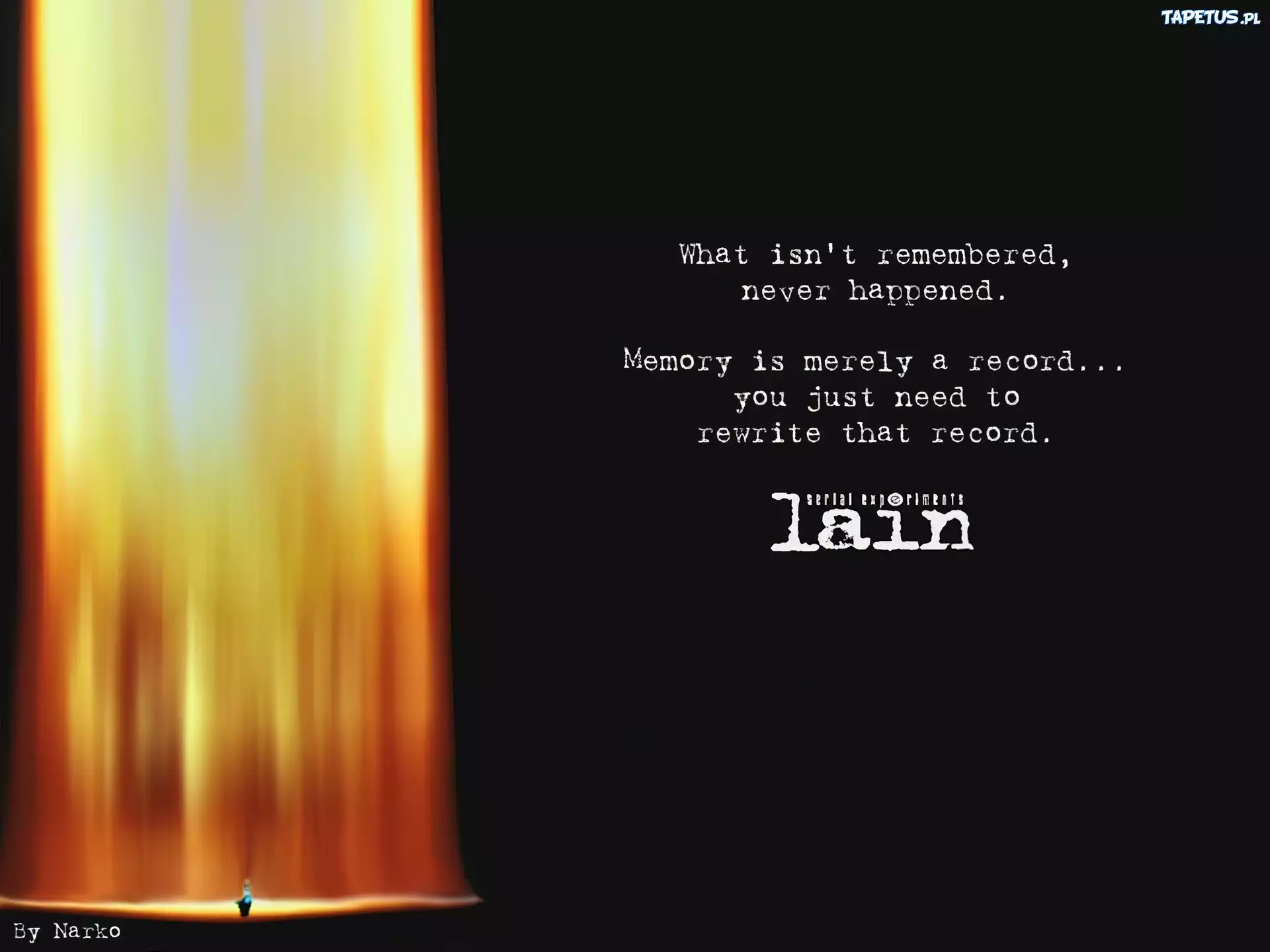 Serial Experiments Lain, tekst