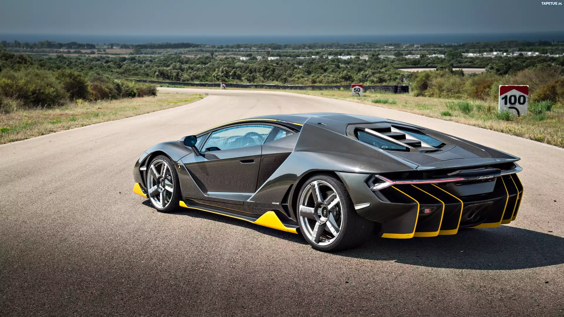 Lamborghini Centenario, Droga, Krajobraz