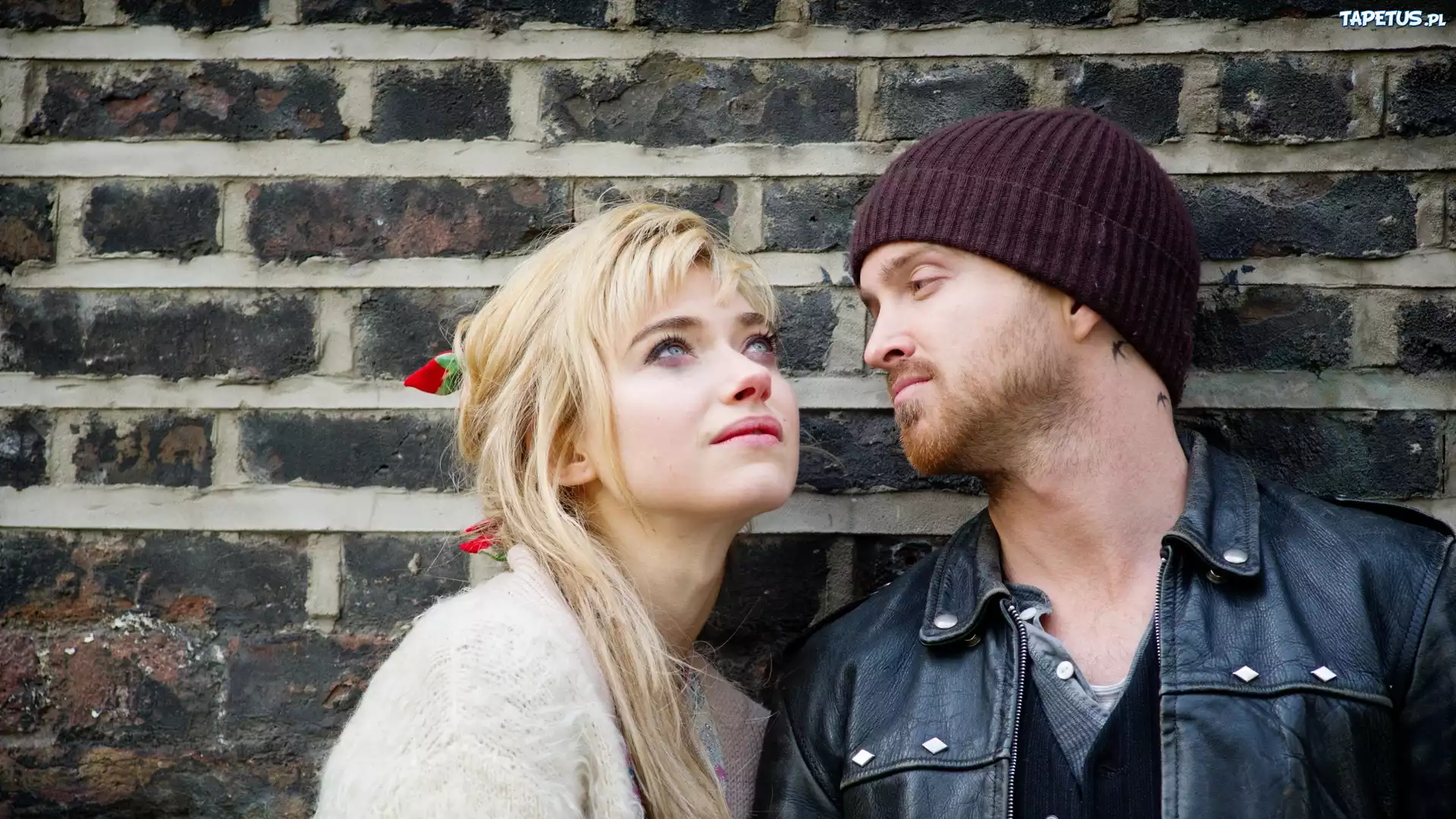 Imogen Poots, Aaron Paul, Aktorzy, Ściana, Cegły