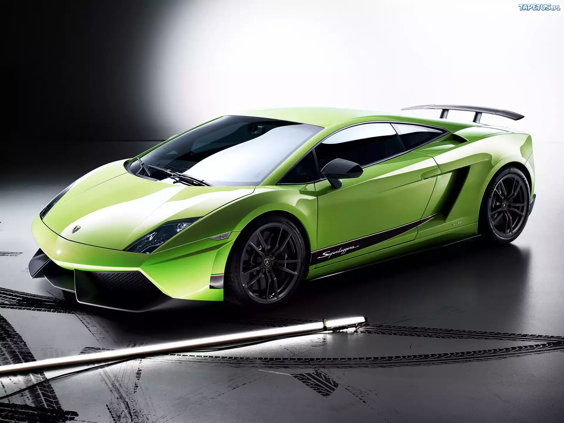 Zielony, Lamborghini, Gallardo