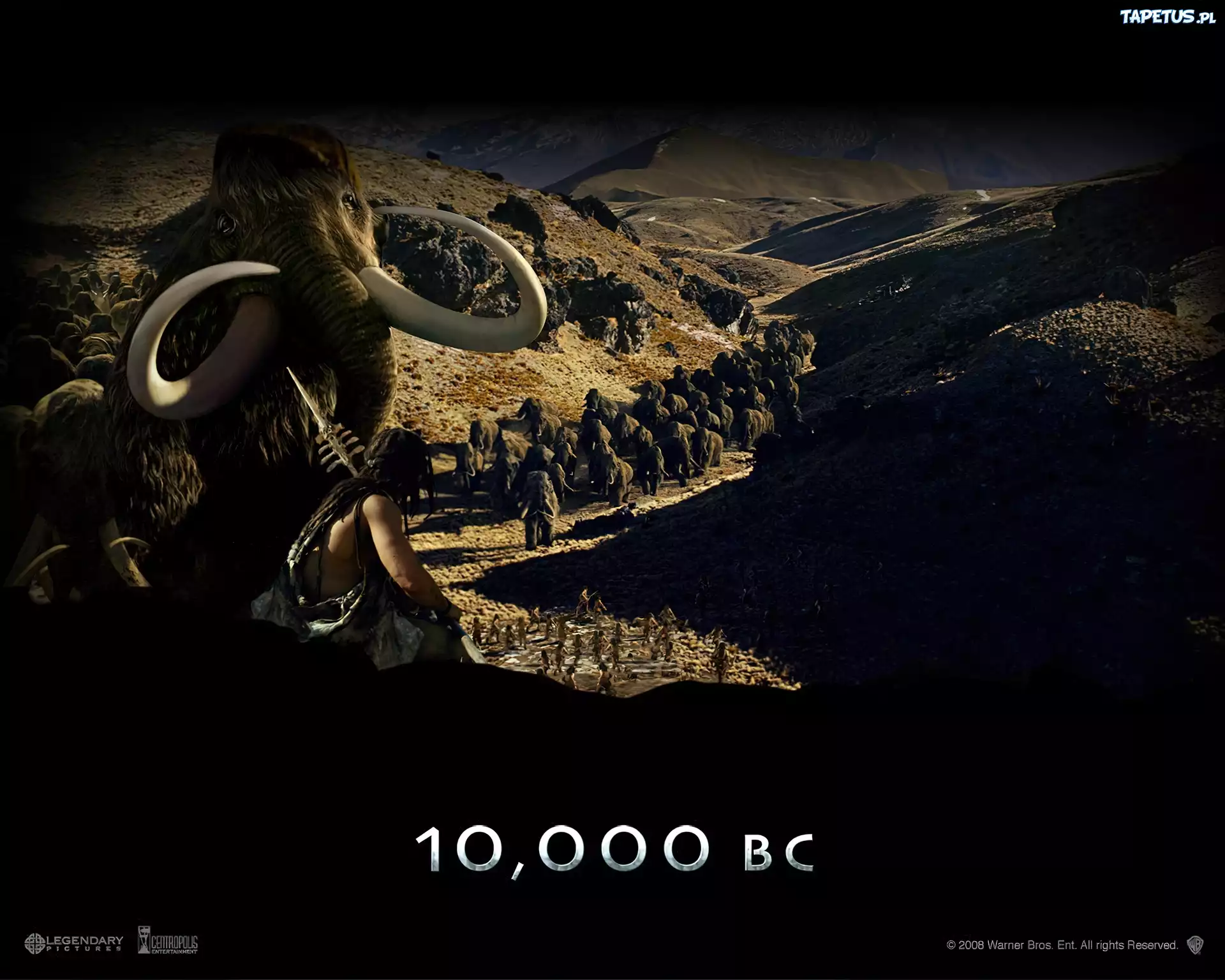 10000 Bc, mamuty