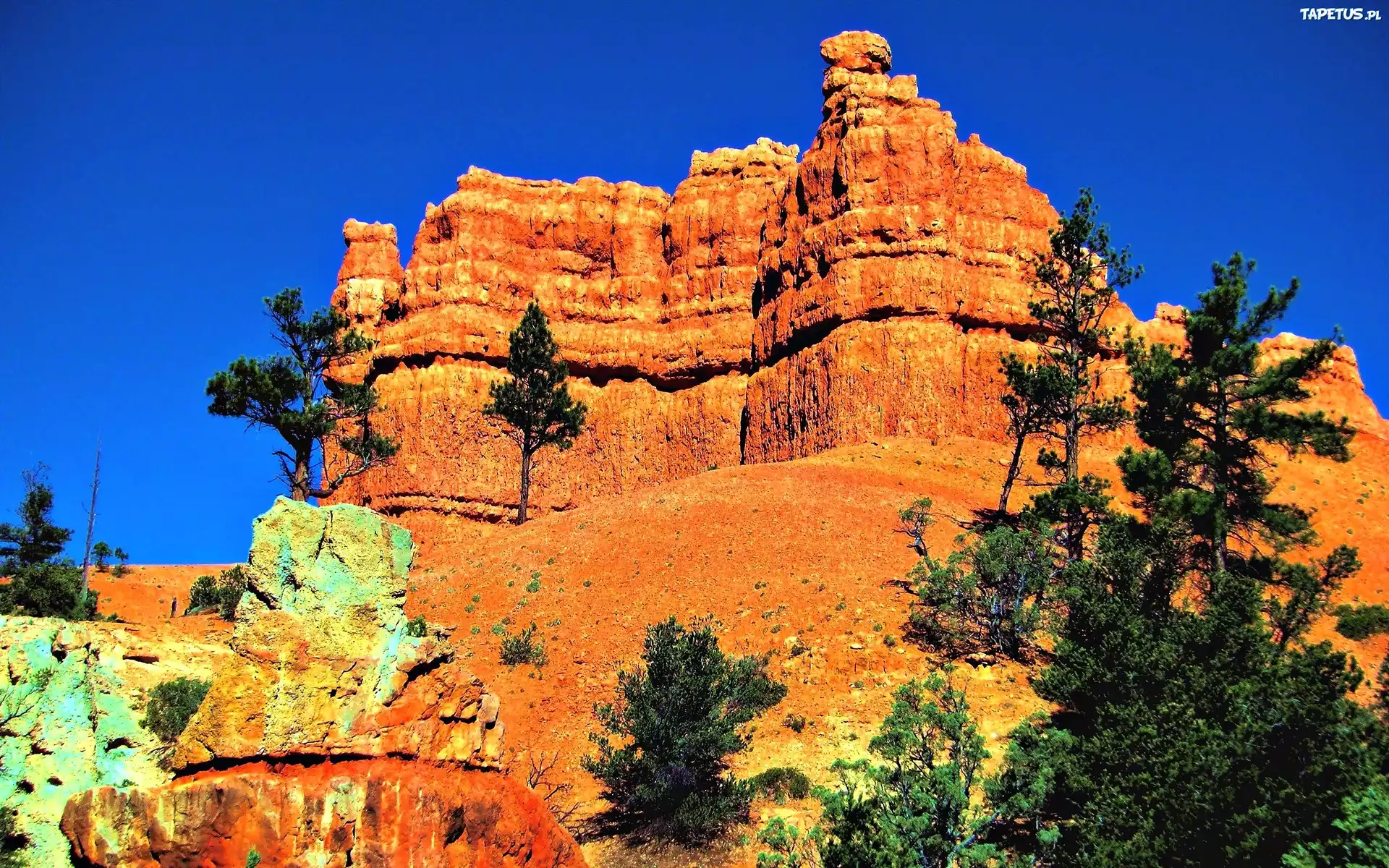 Skały, Park Narodowy, Bryce, Canyon, Utah
