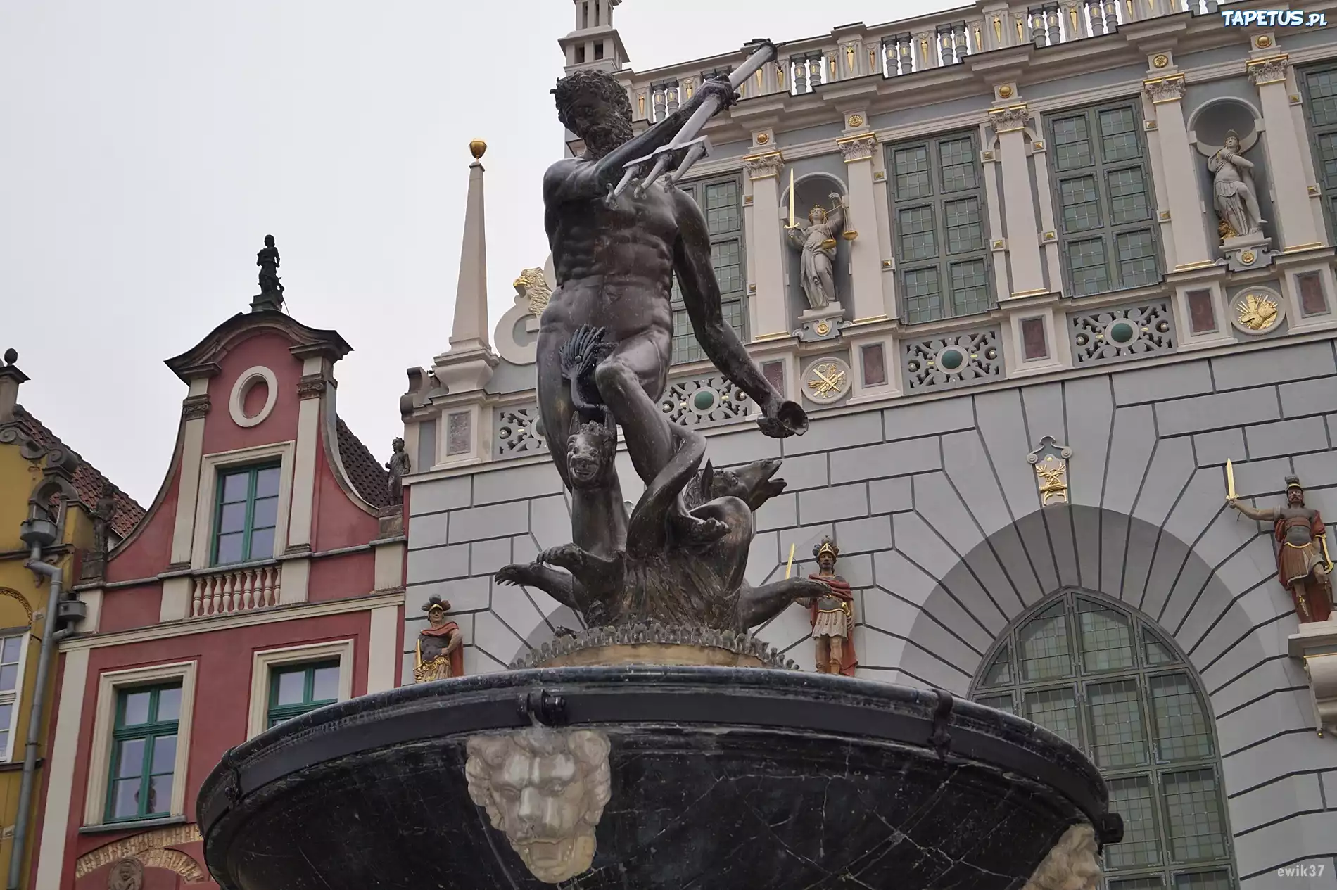 Gdańsk, Fontanna, Neptun