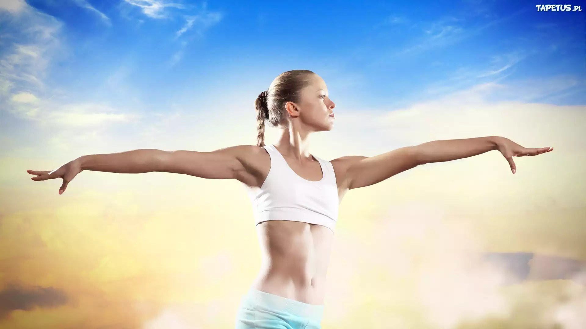 Wysportowana, Dziewczyna, Fitness