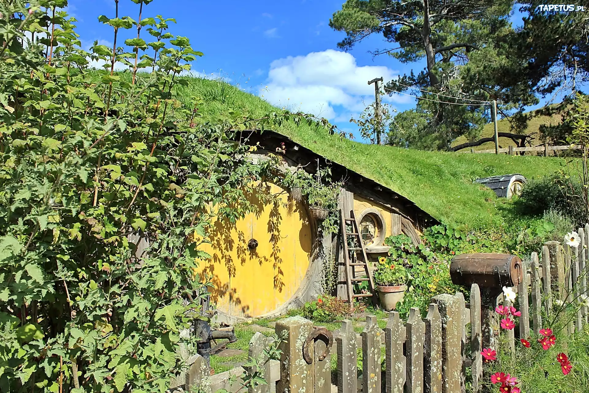 Domek, Hobbita, Ogródek