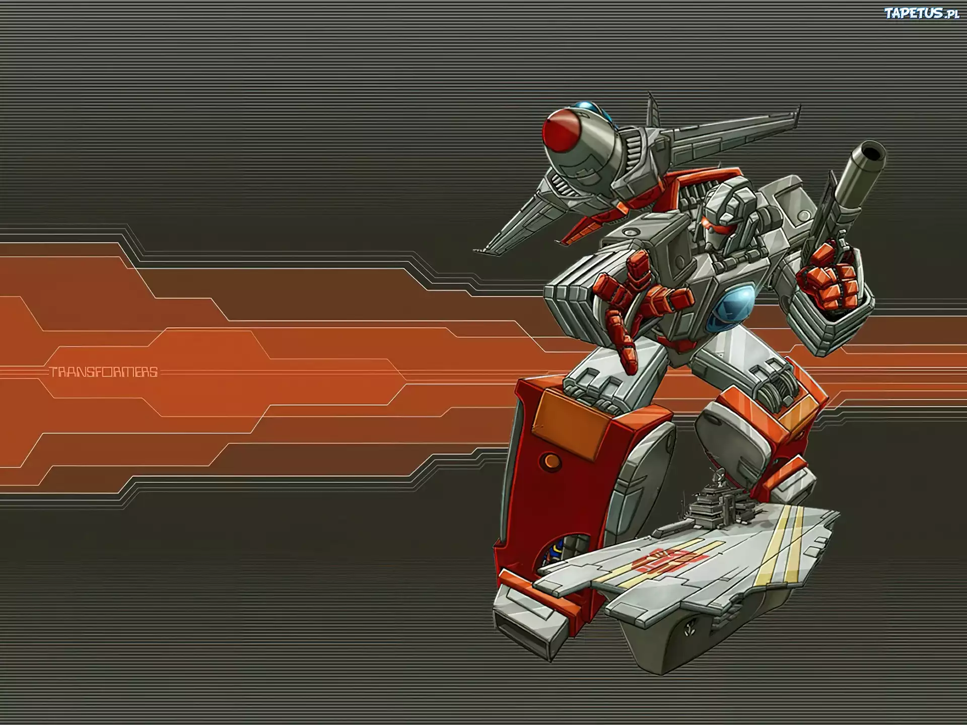 Transformers, samolot, robot