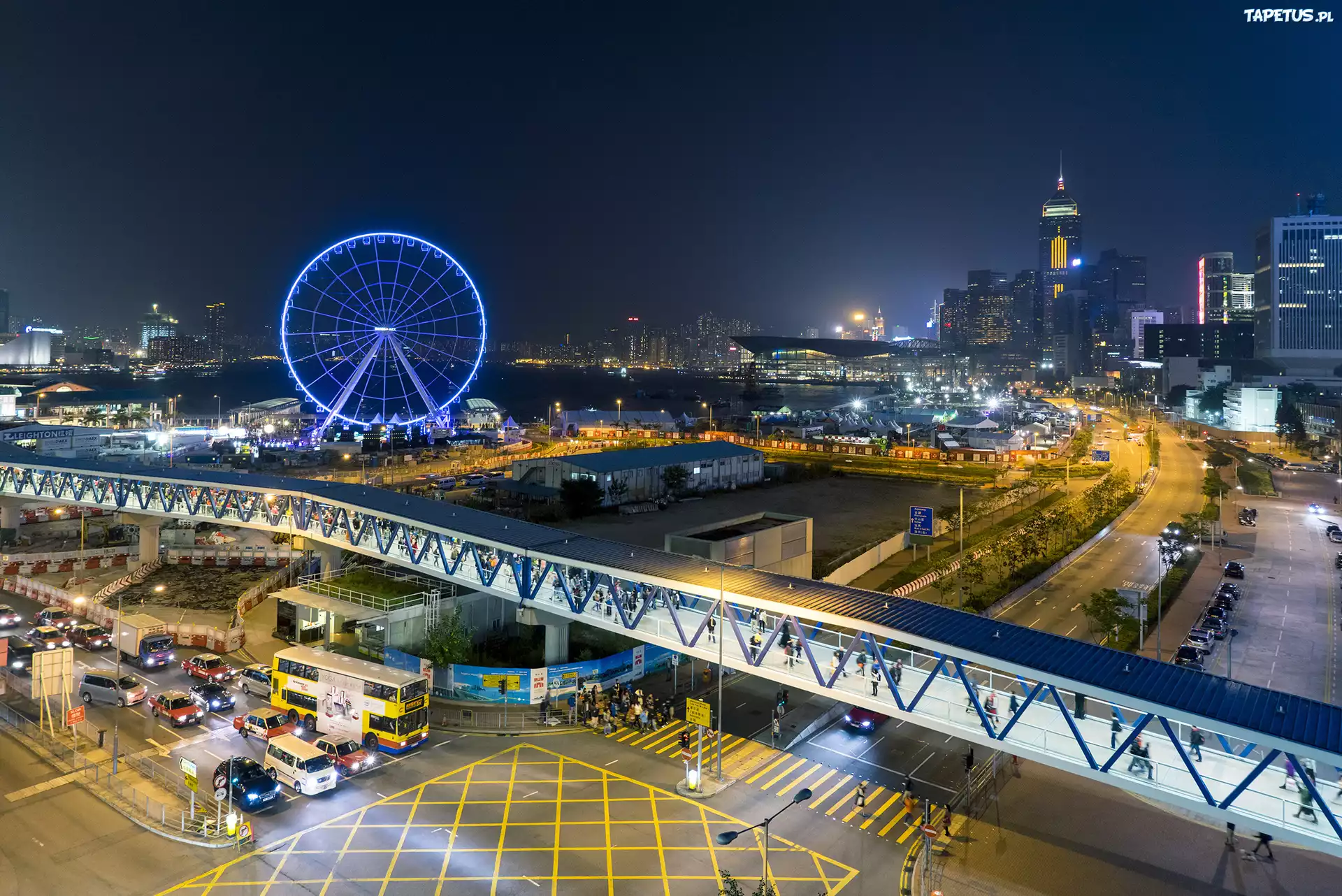 Chiny, Hong Kong, Noc, Diabelski Młyn