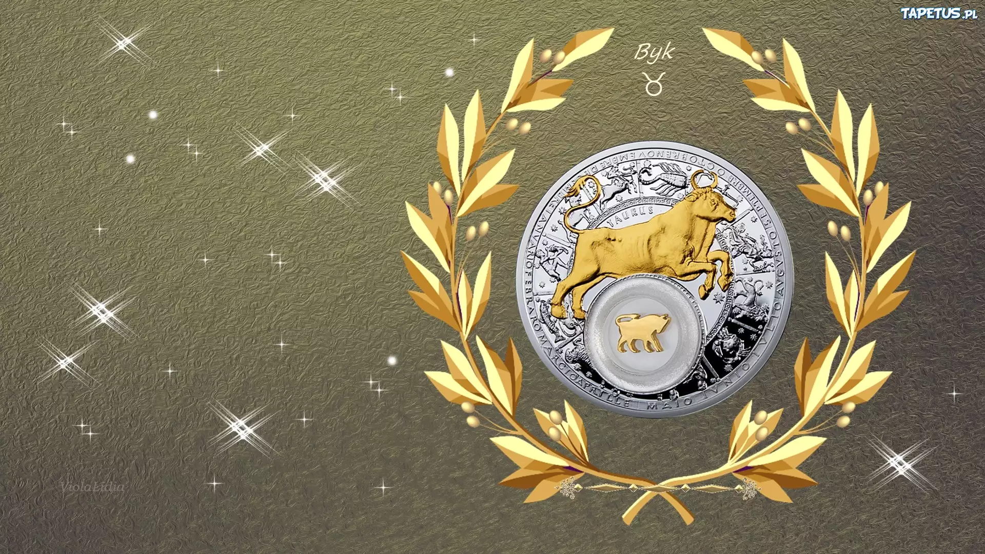 Grafika, Znak, Zodiak, Byk