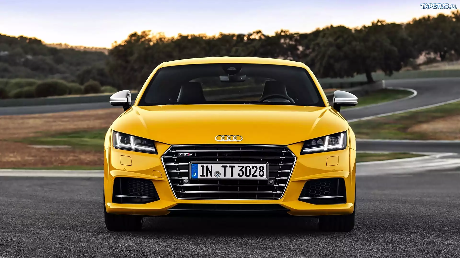 Audi, TT, Żółty