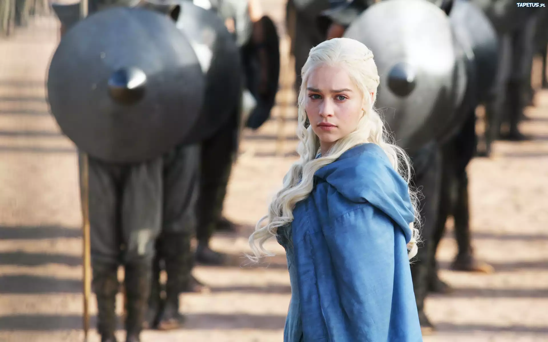 Kobieta, Aktorka, Emilia Clarke, Serial, Gra o Tron, Kalisi