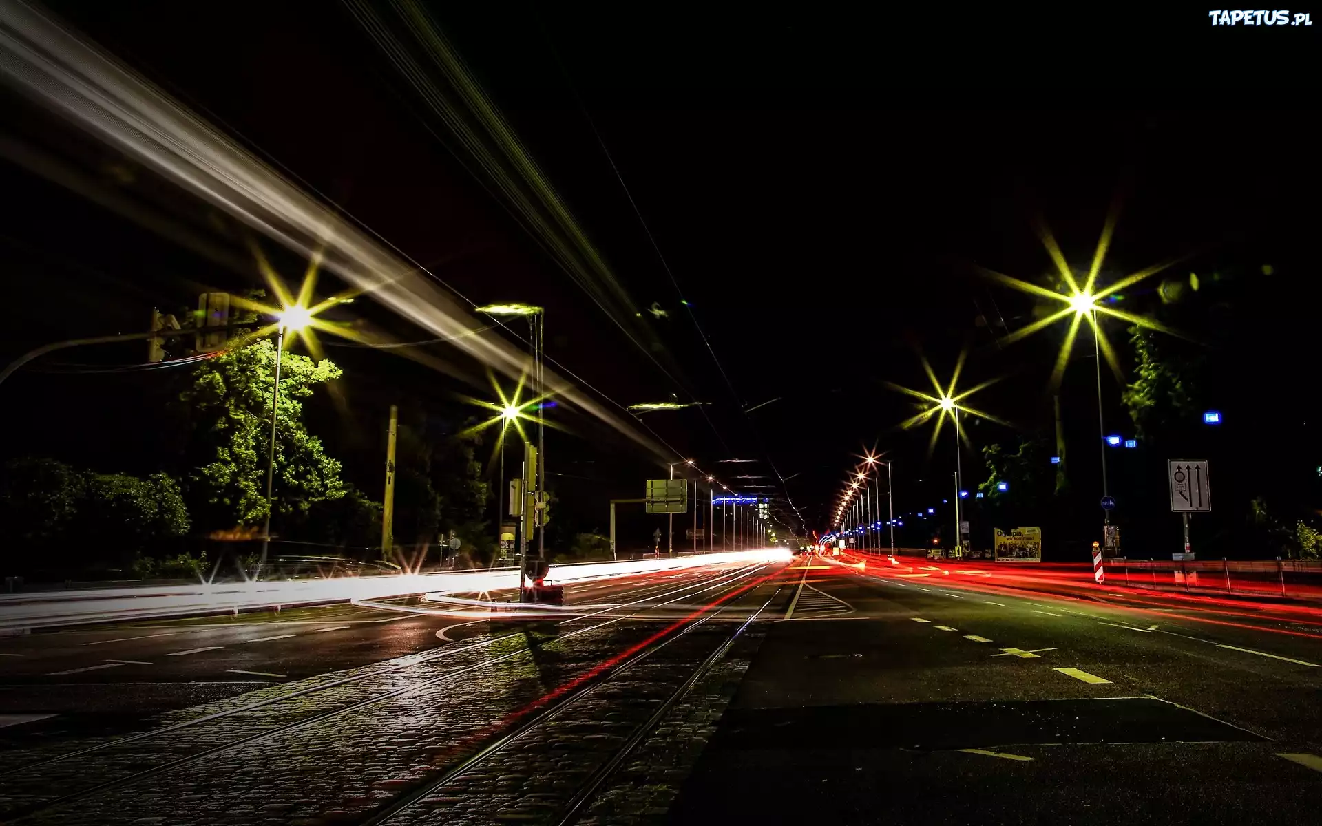 Ulica, Noc, Światła