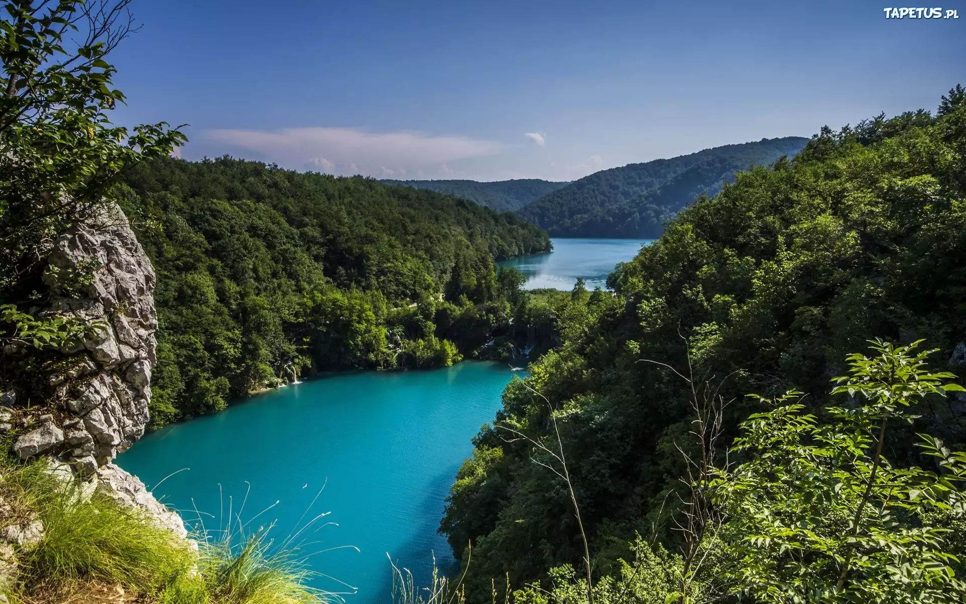 Góry, Lasy, Jeziora, Plitvice, Chorwacja