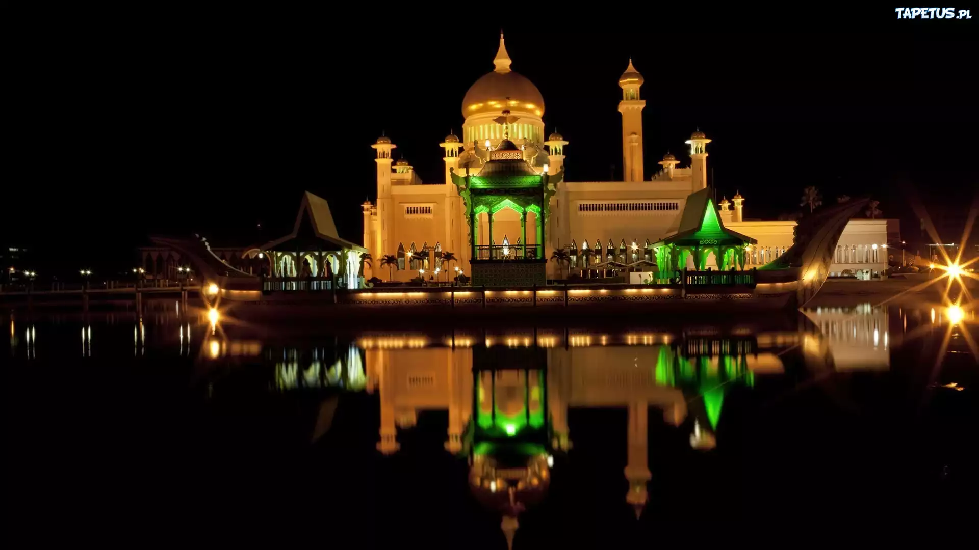 Darussalam, Brunei, Pałac, Sułtana, Morze, Królewska, Łódź