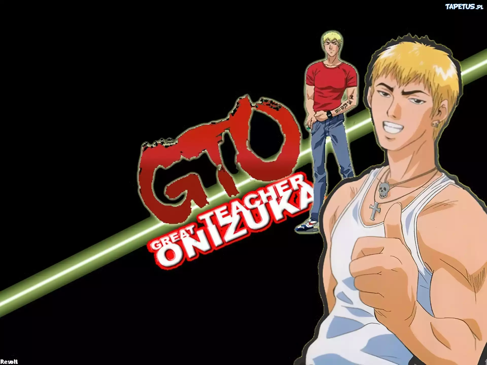 Great Teacher Onizuka, facet, postacie, logo