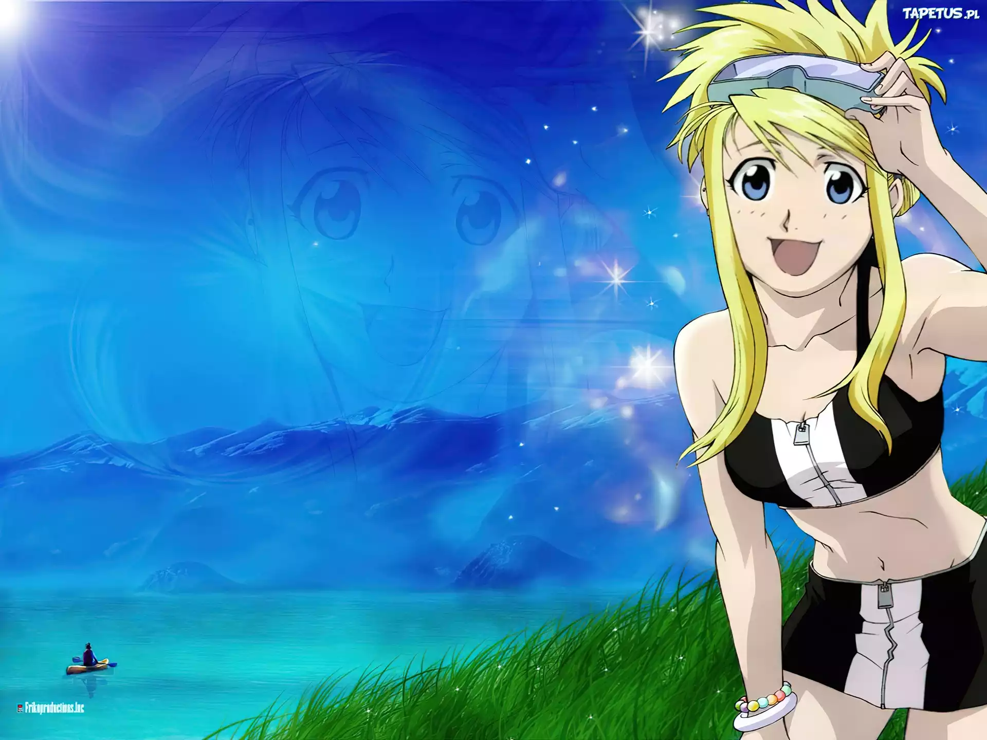 polana, Full Metal Alchemist, kobieta, kajak